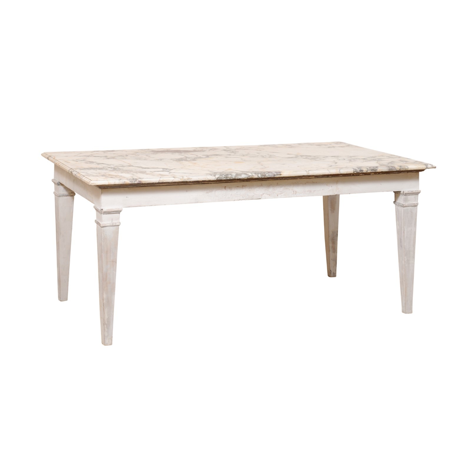 Italian Marble Top Dining or Kitchen Table