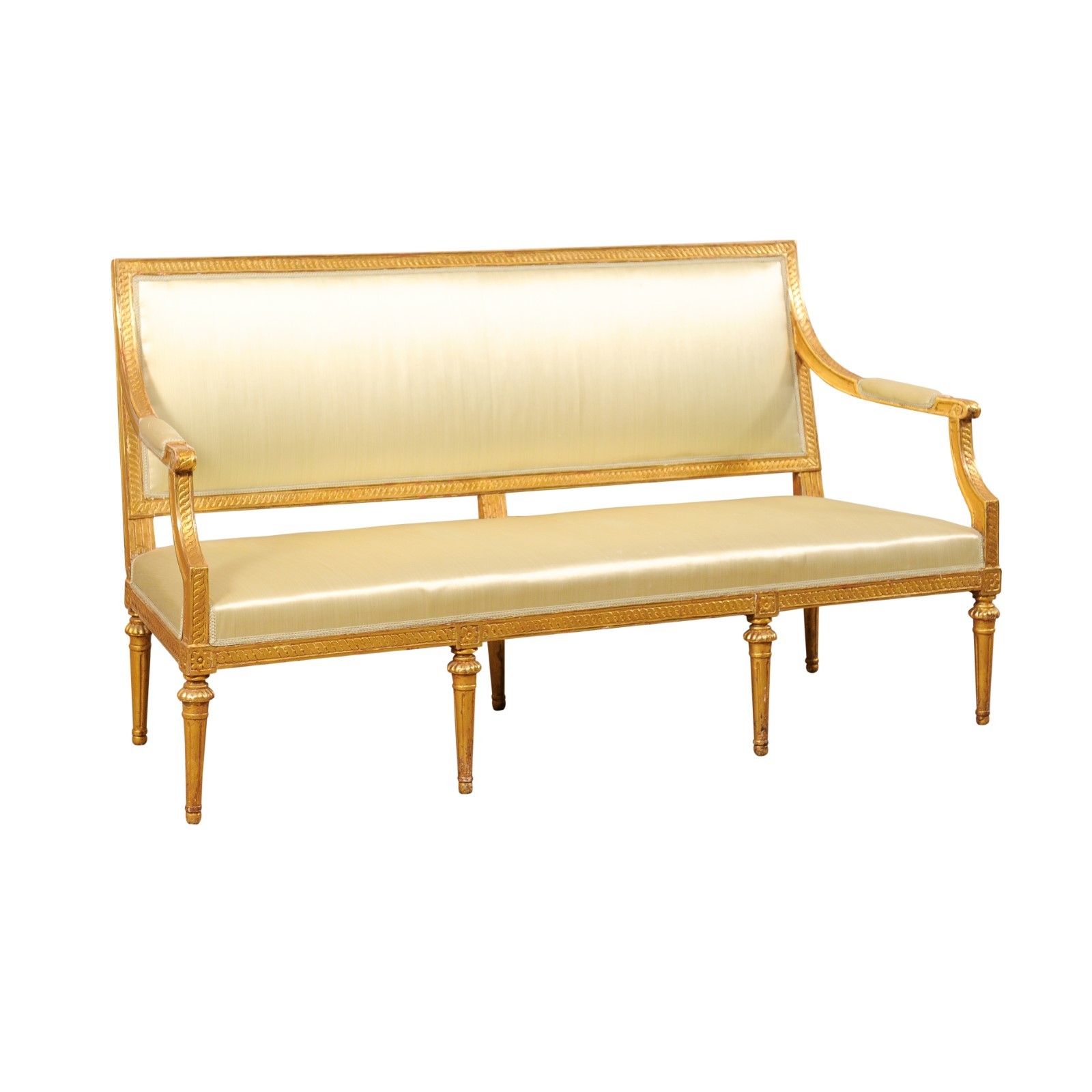 Swedish Neoclassical Sofa Bench, 19th C.