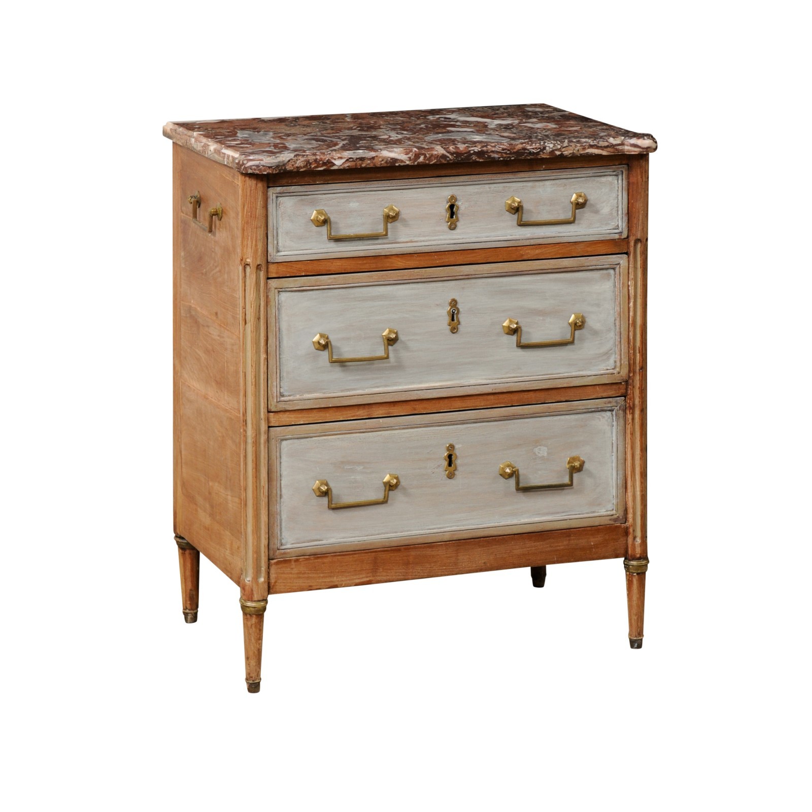 Antique Neoclassical Petite Commode, France
