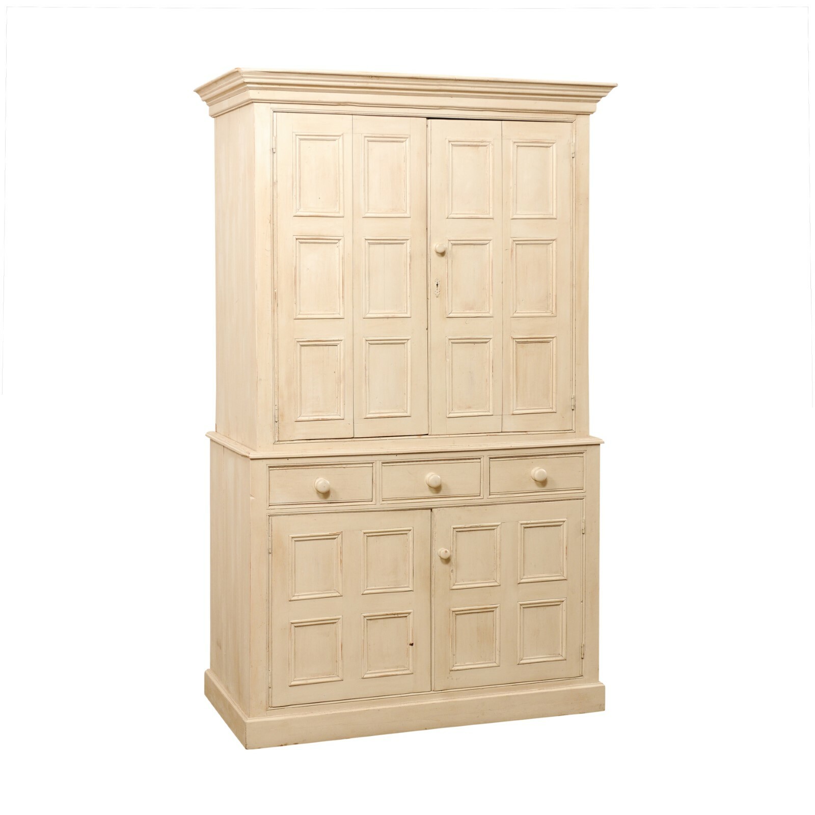 English 7+ Ft. Panel Front Storage Cabinet