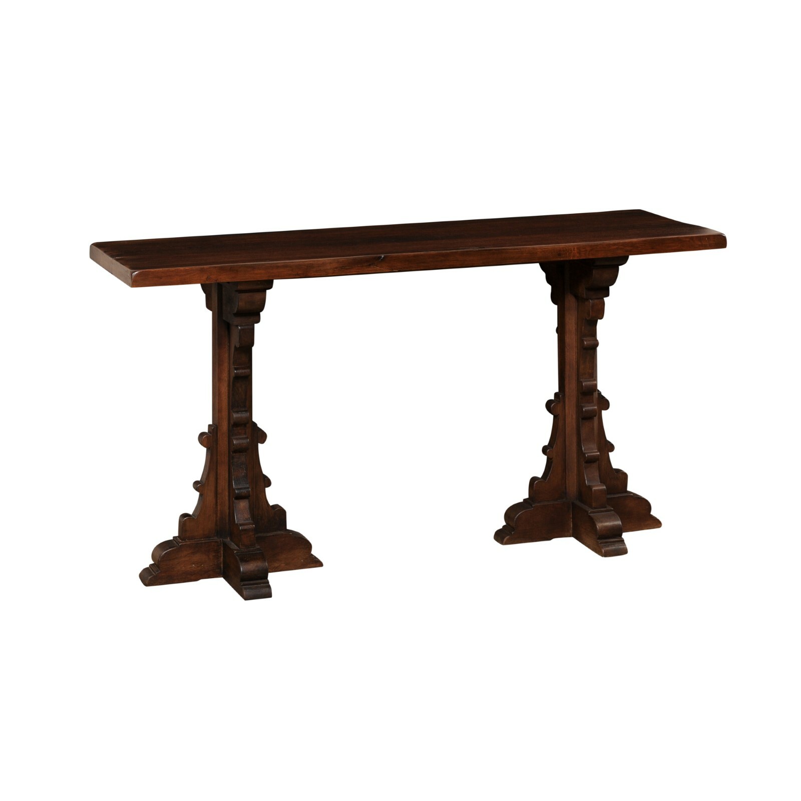 French Wood Console Table w/Fabulous Legs! 