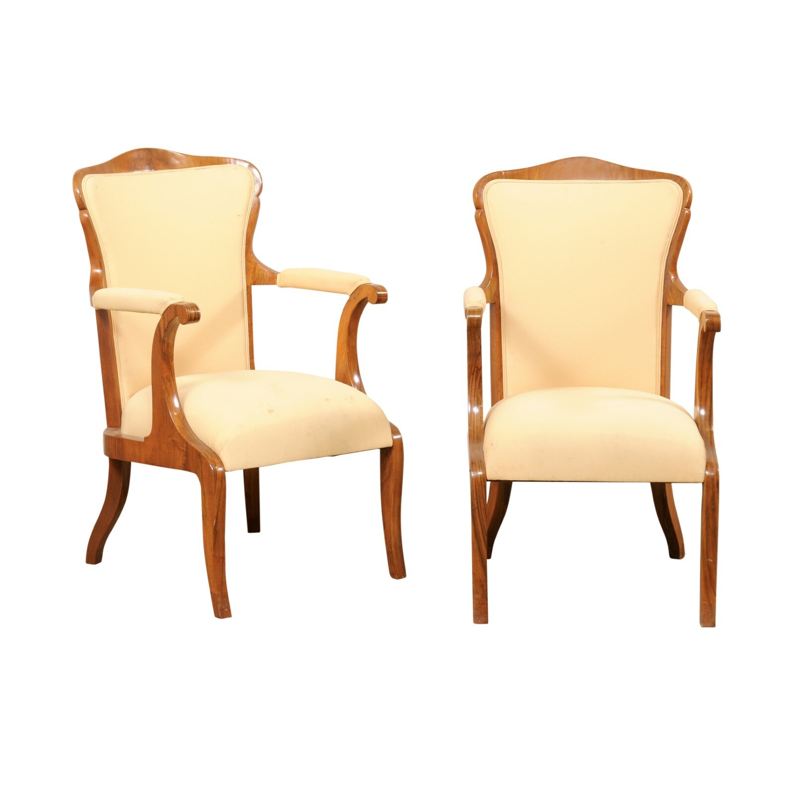 French Pair Fauteuils, Early to Mid 20th C.