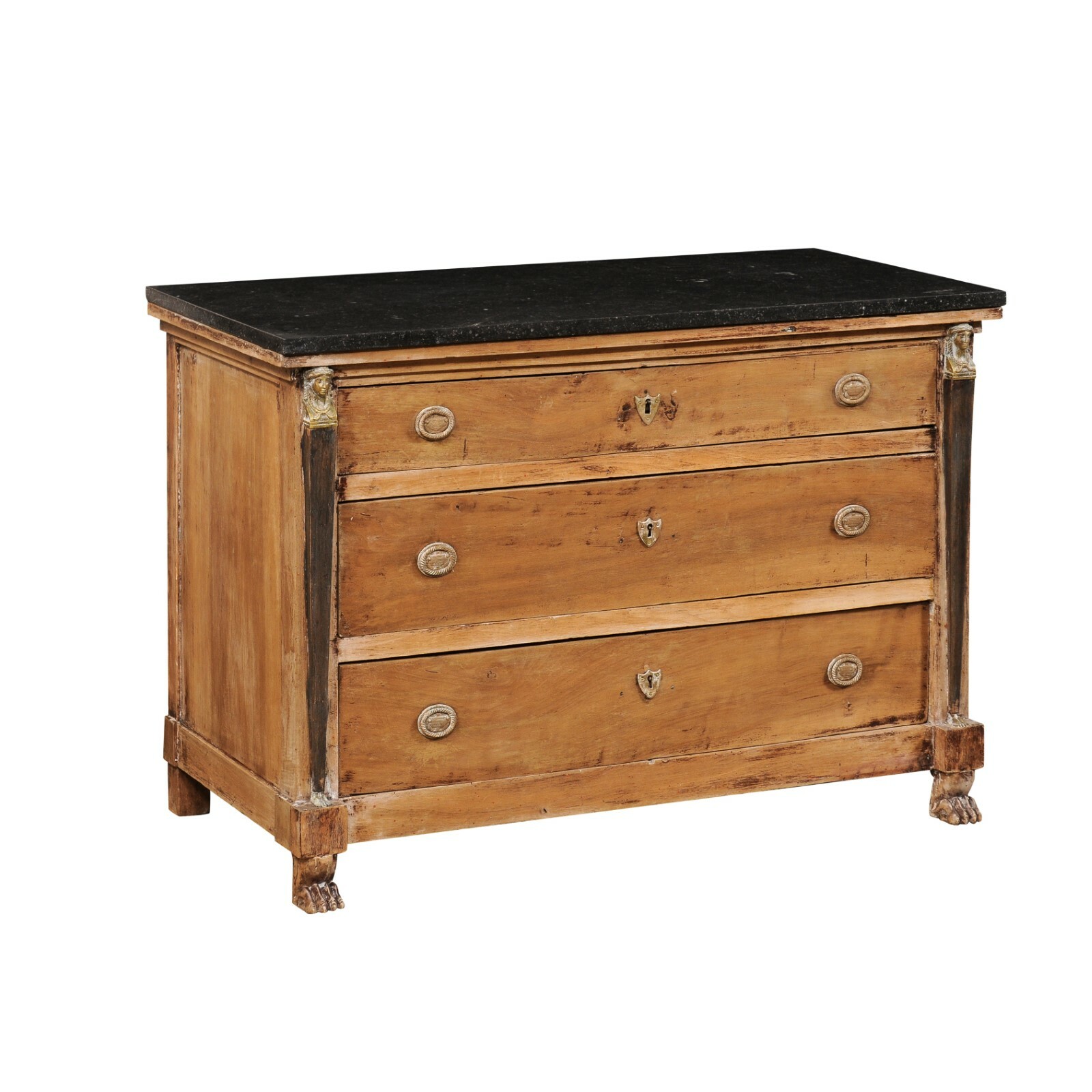 French Neoclassical Commode w/Marble Top