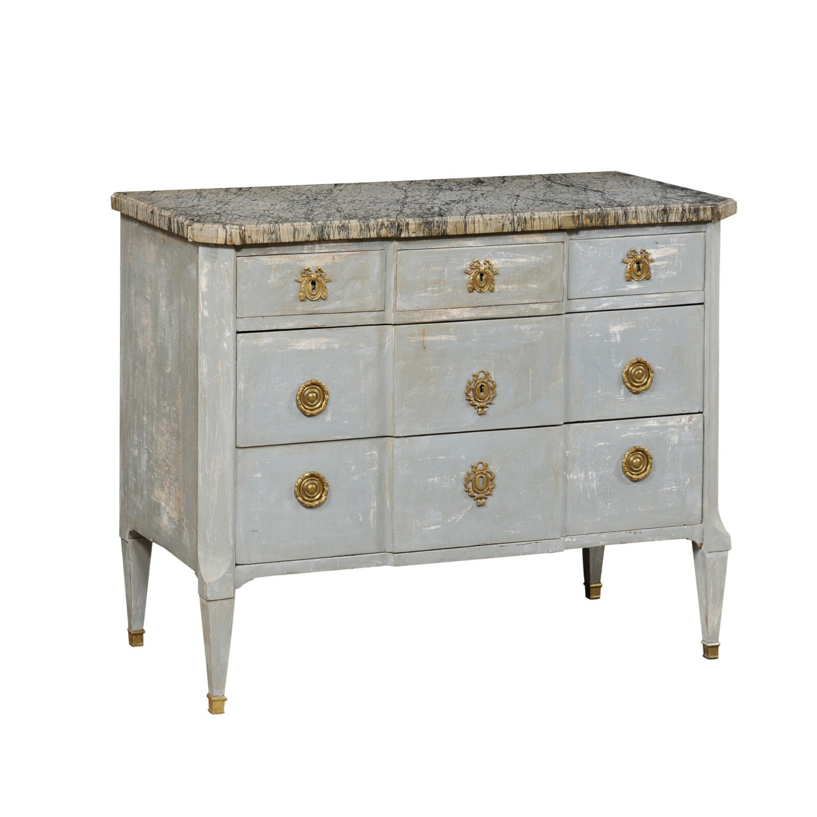 Neoclassical Commode w/Fabulous Marble Top