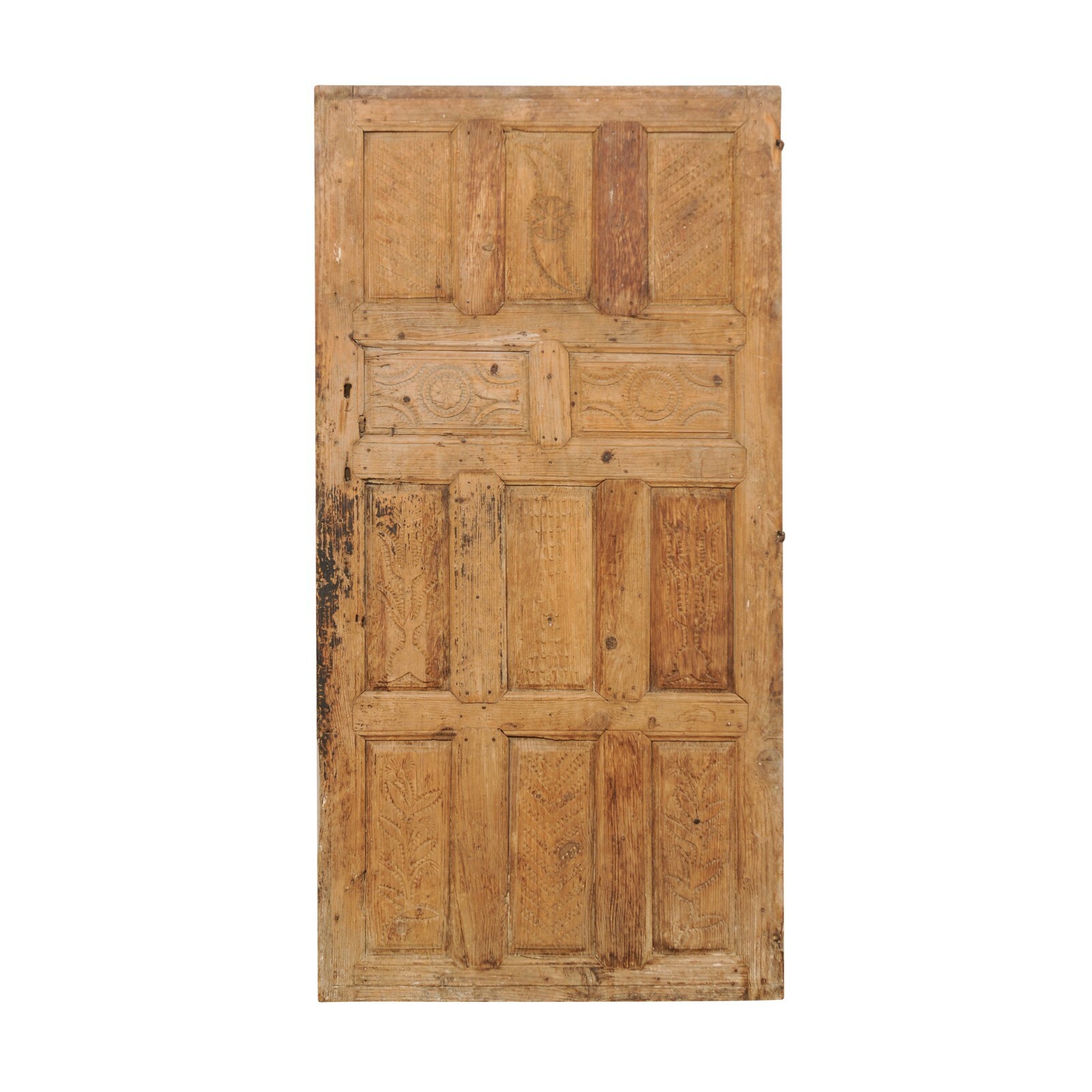 19th C. Turkish Paneled Door, 5.5 Ft Tall