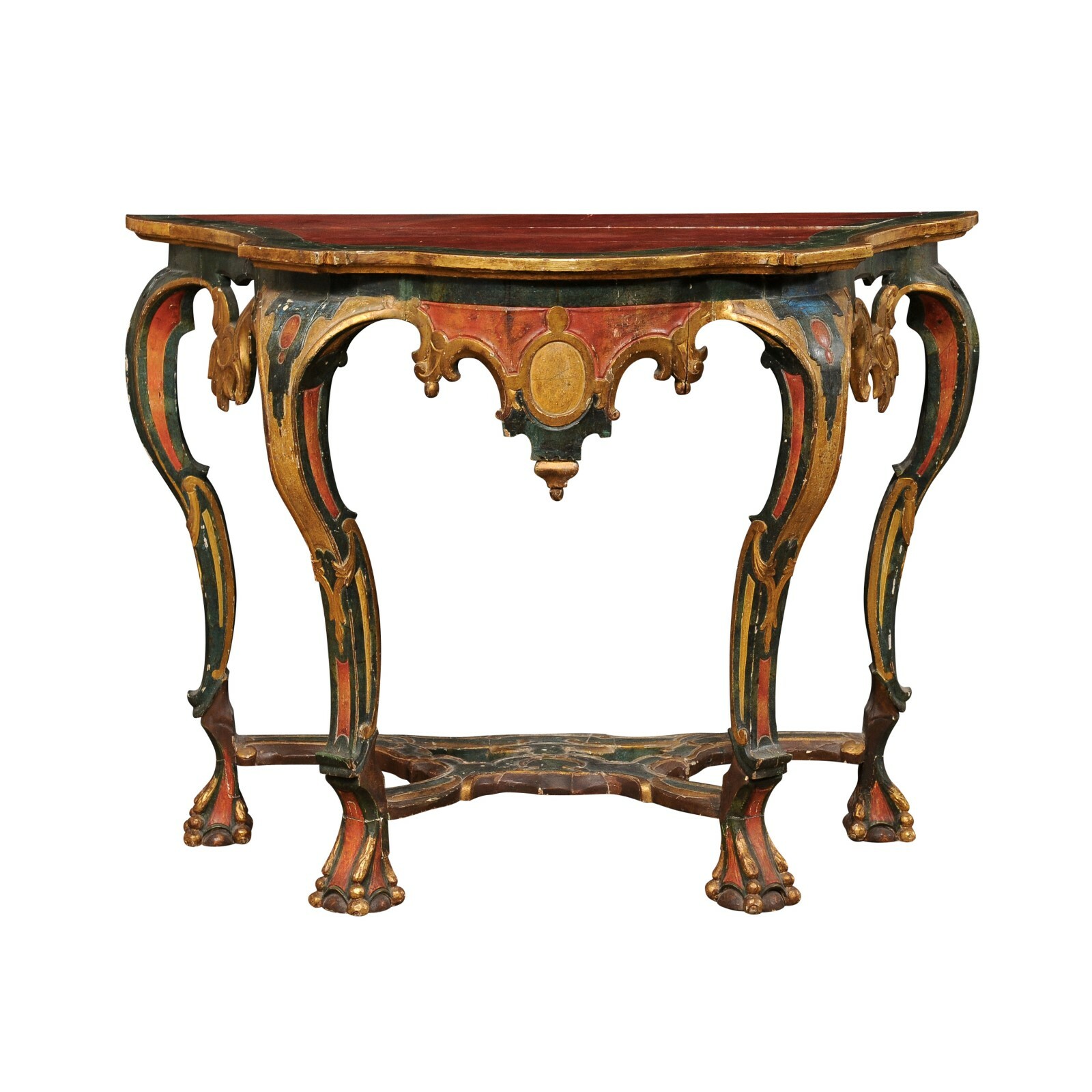 Portuguese Carved-Wood Console, Late 18th C