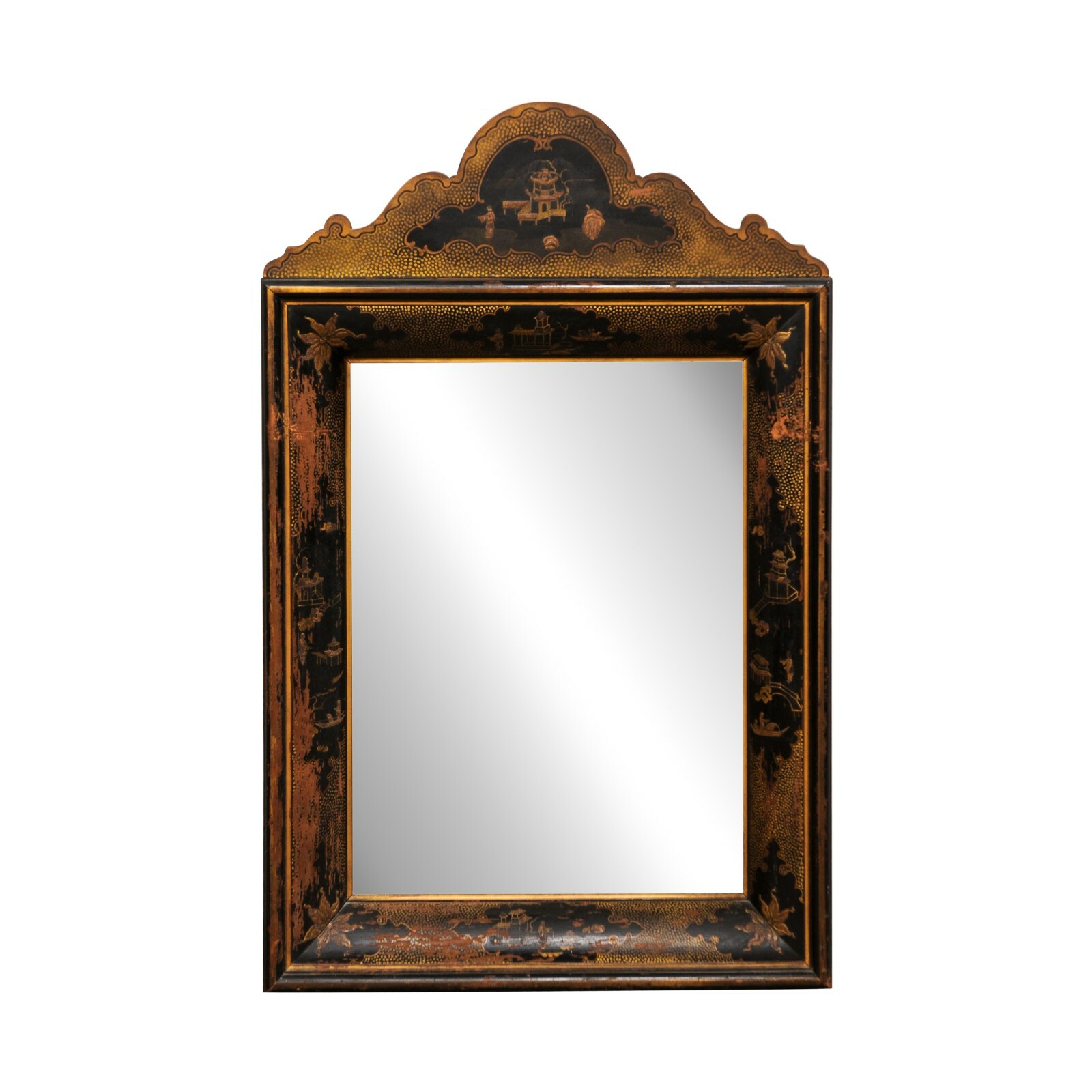 English 19th C. Chinoiserie Mirror