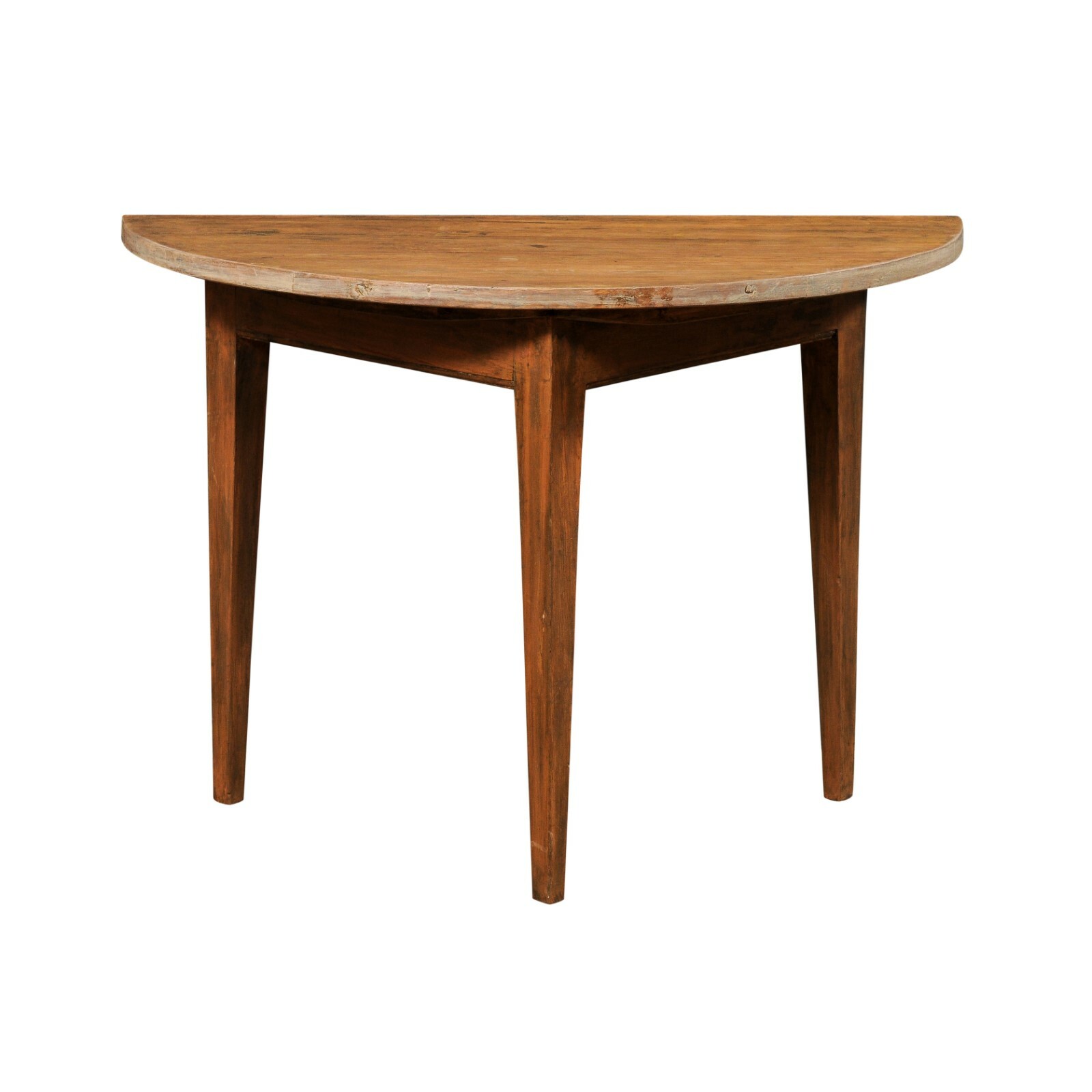 19th C. Demi-Lune Table from Sweden