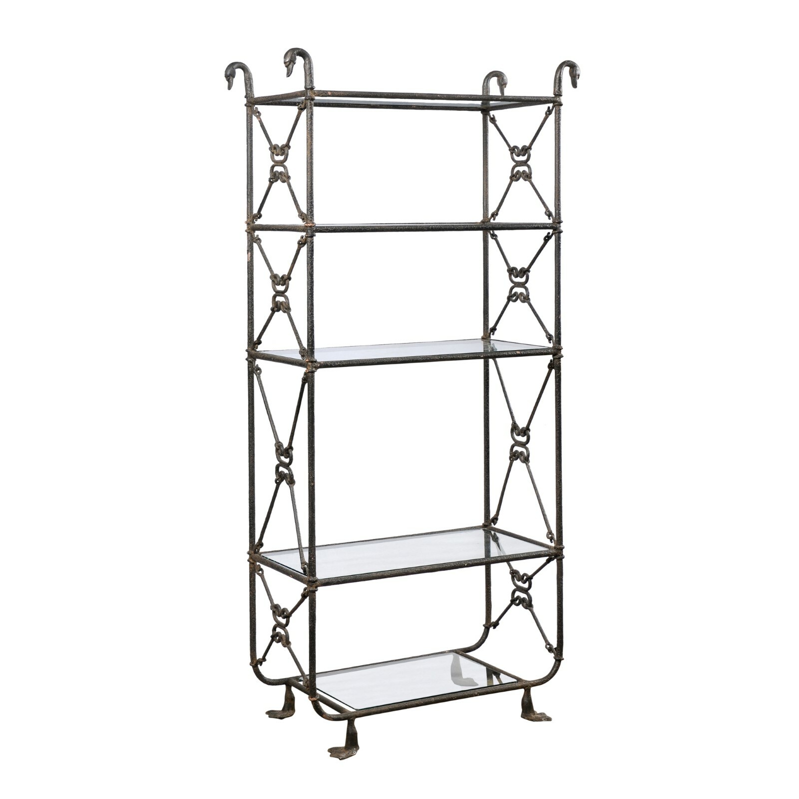 French Giacometti Style Tall Étagère