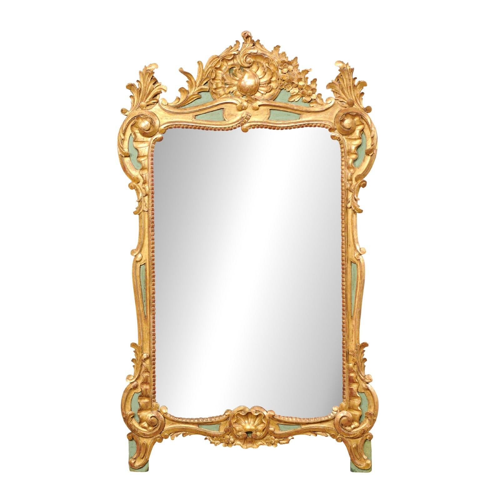 French Rococo Style Mirror, Early 20th C.