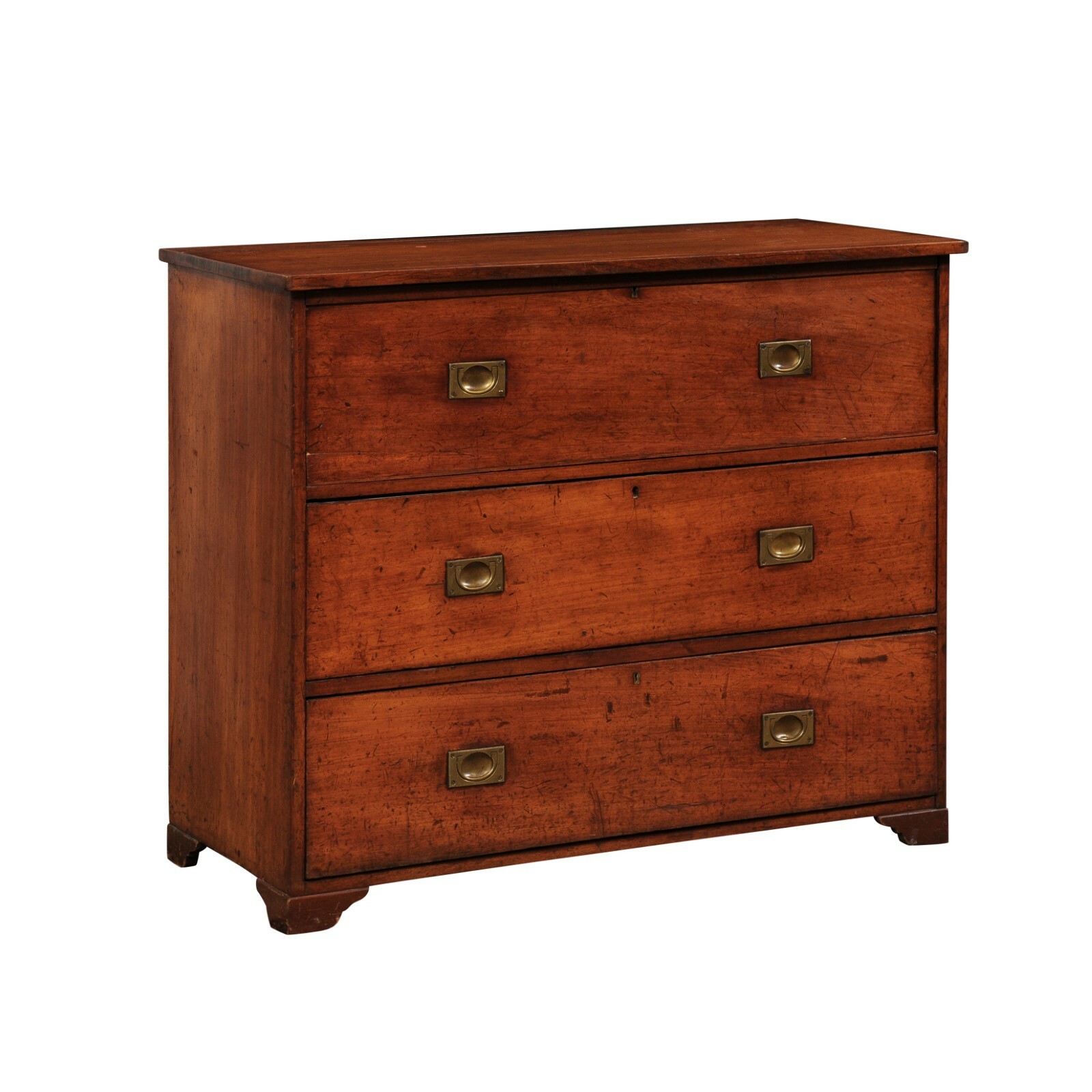 Early 19th C. English Campaign-Style Chest