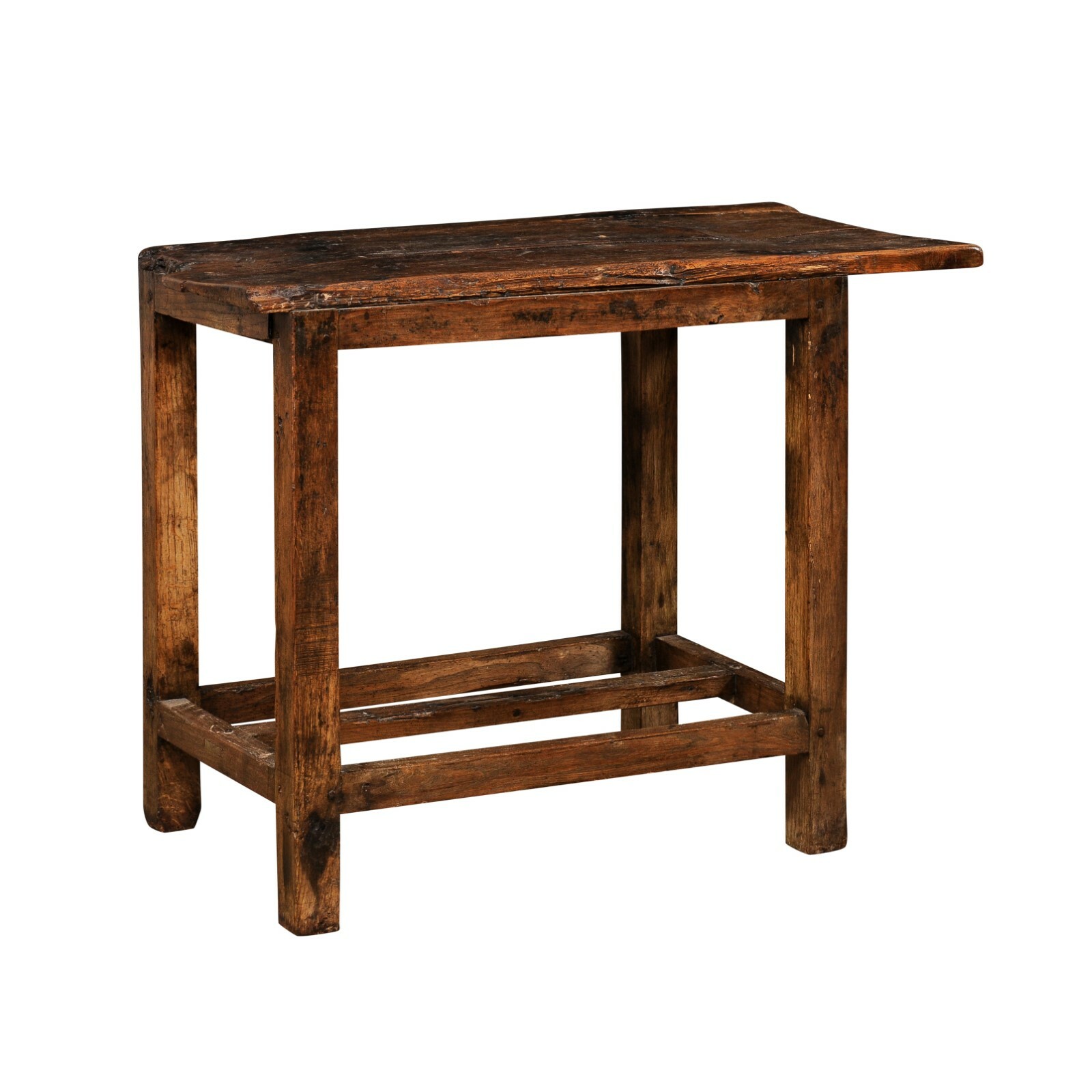 Spanish Rustic Wooden Accent Table