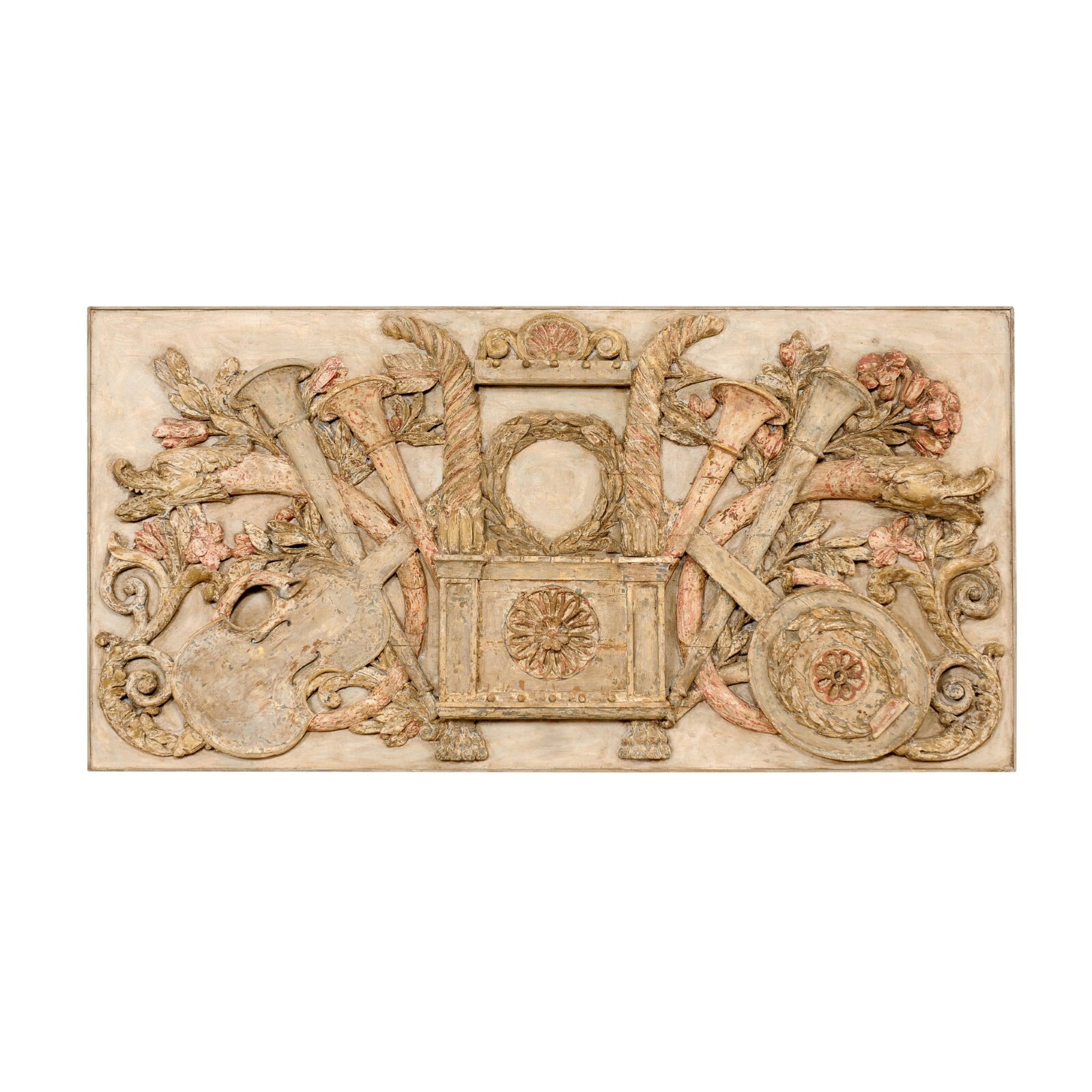French Late 18th C. Musical Motif Plaque