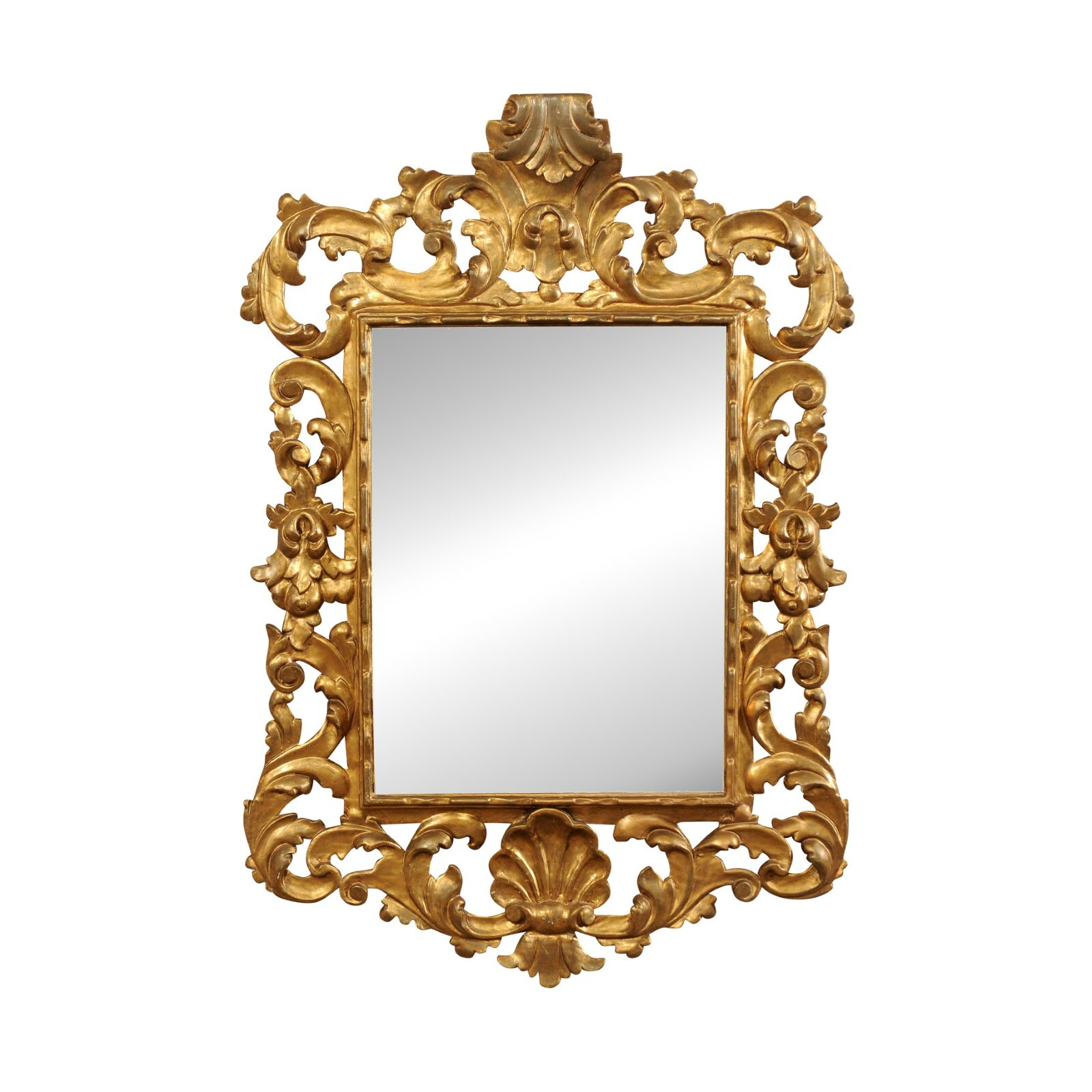 French Rococo Style Good Mirror, 19th C.
