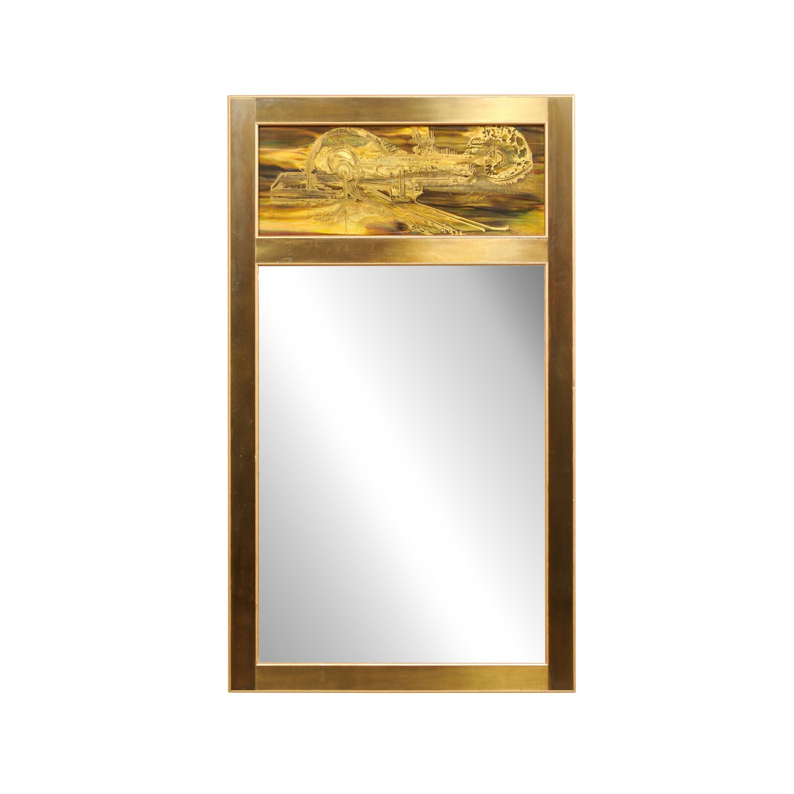 Bernhardt Rohan Mirror, Acid-Etched Design