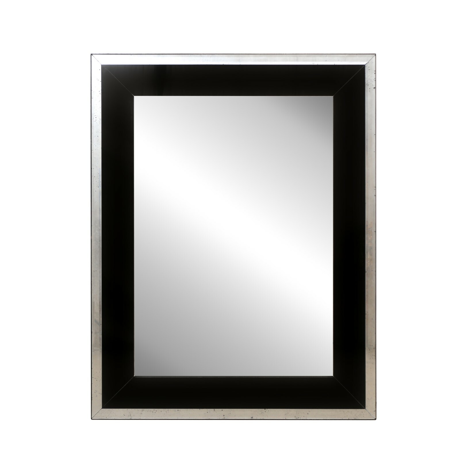 Sleek Black Artisan Mirror-Customizable!
