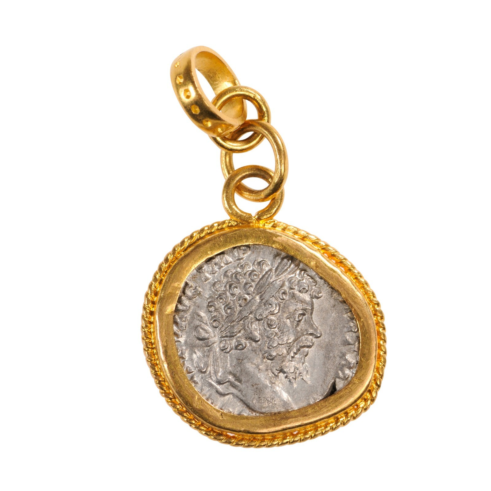 A Roman Silver Coin Pendant