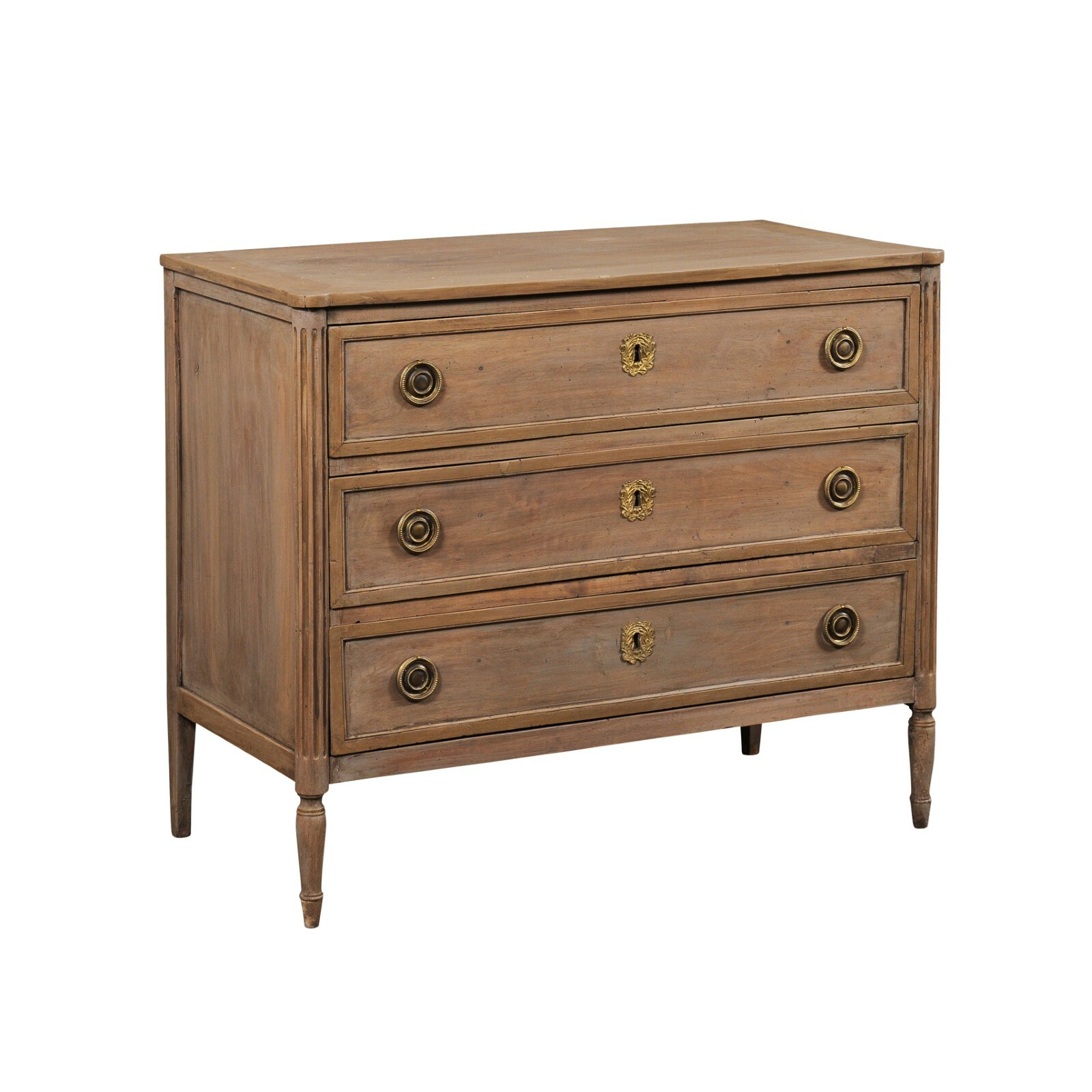 French Neoclassical 3-Drawer Commode,19th C
