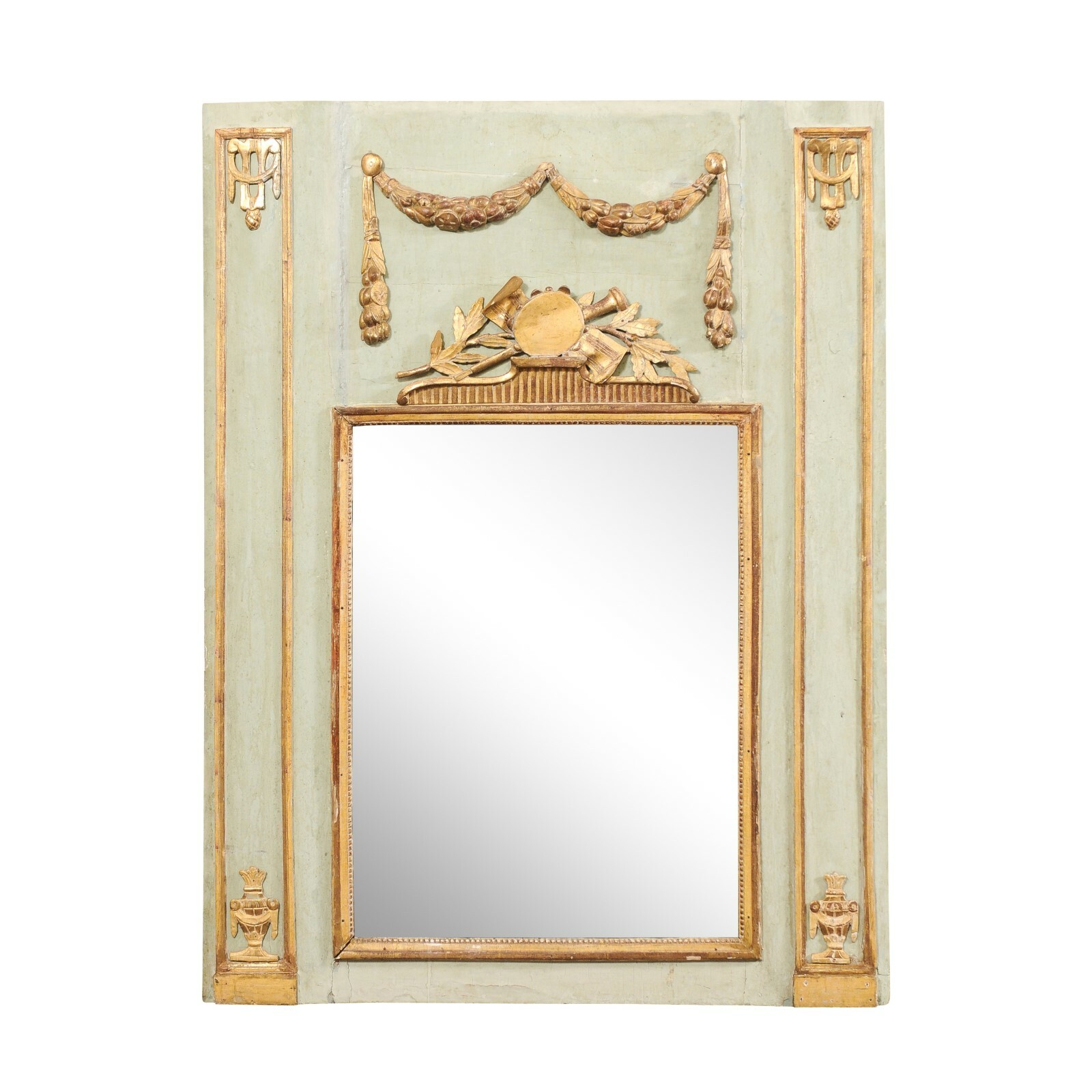 Italian Music-Themed Over-Mantel Mirror