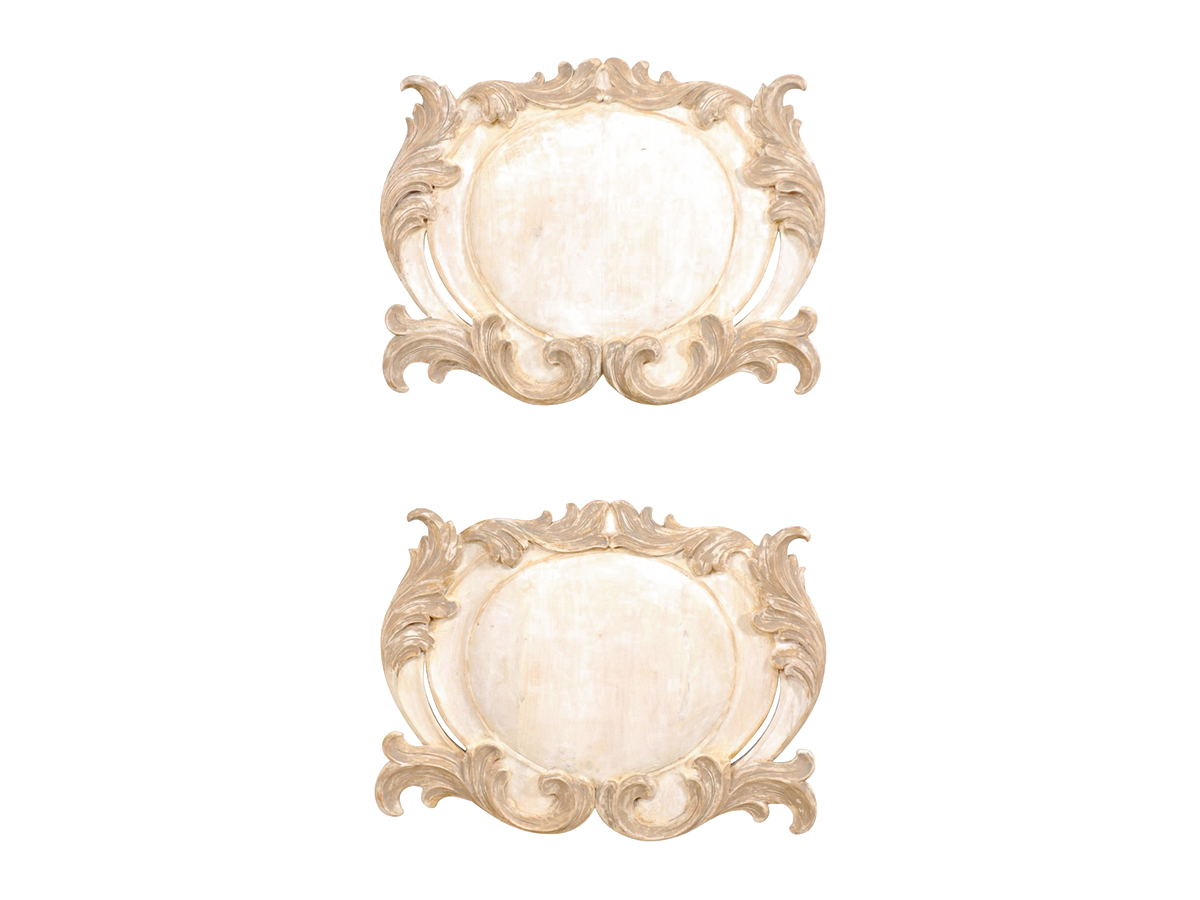 Pair Italian Style Wall Plaques