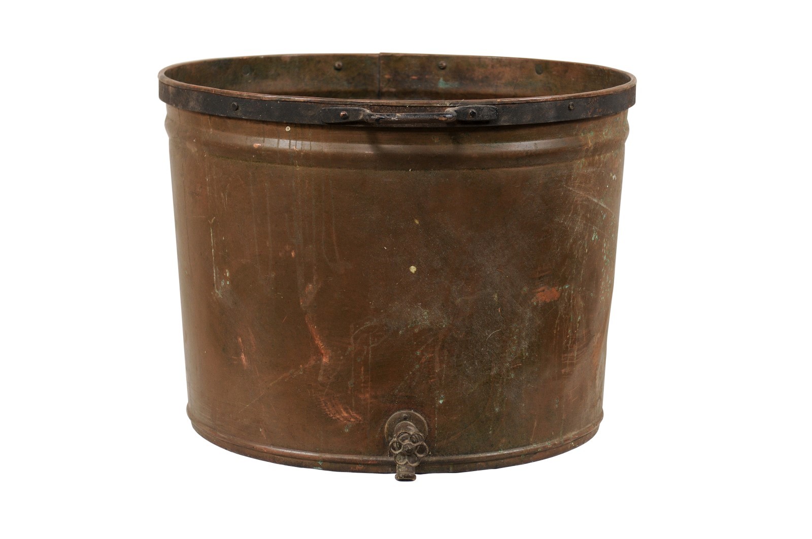 Large French Copper Pot w/Spout