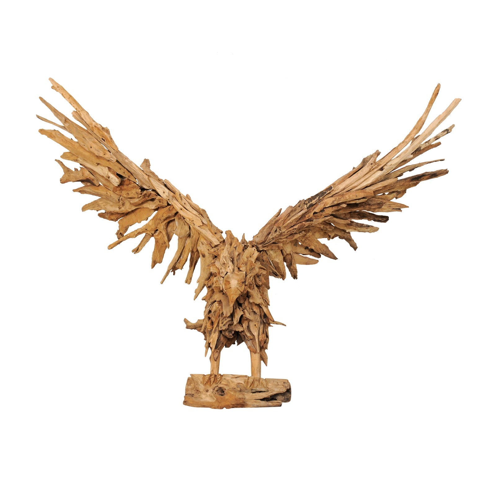 Large Driftwood Eagle Sculpture
