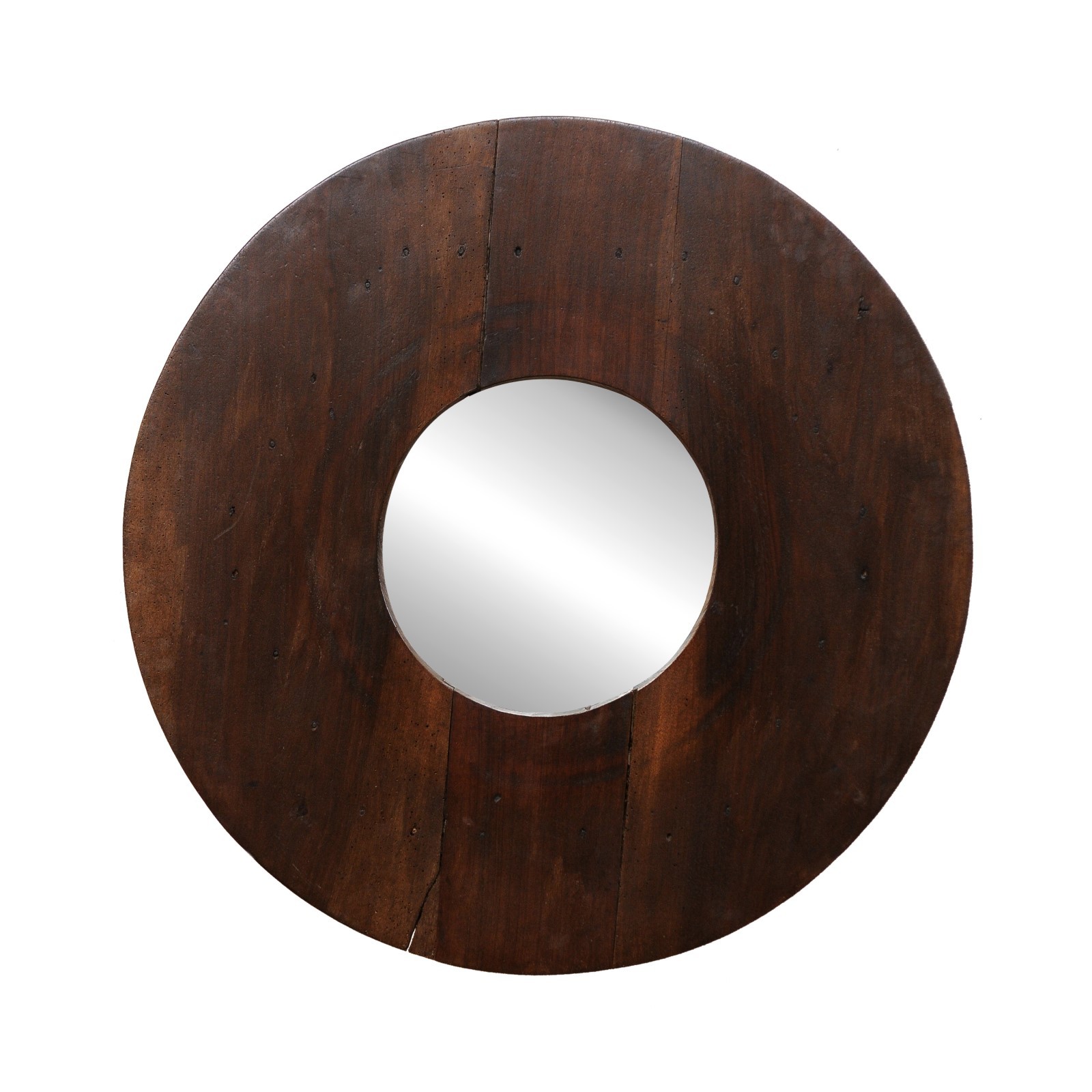 Round Mirror w/ Visual Interest at Profile