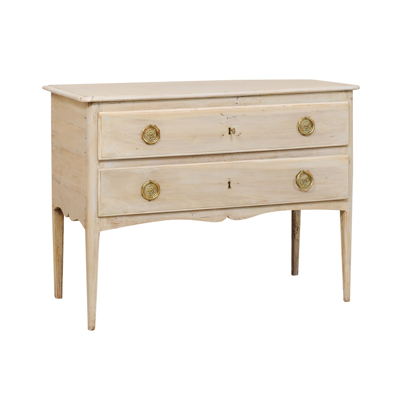 Early 19th C. Two-Drawer Commode