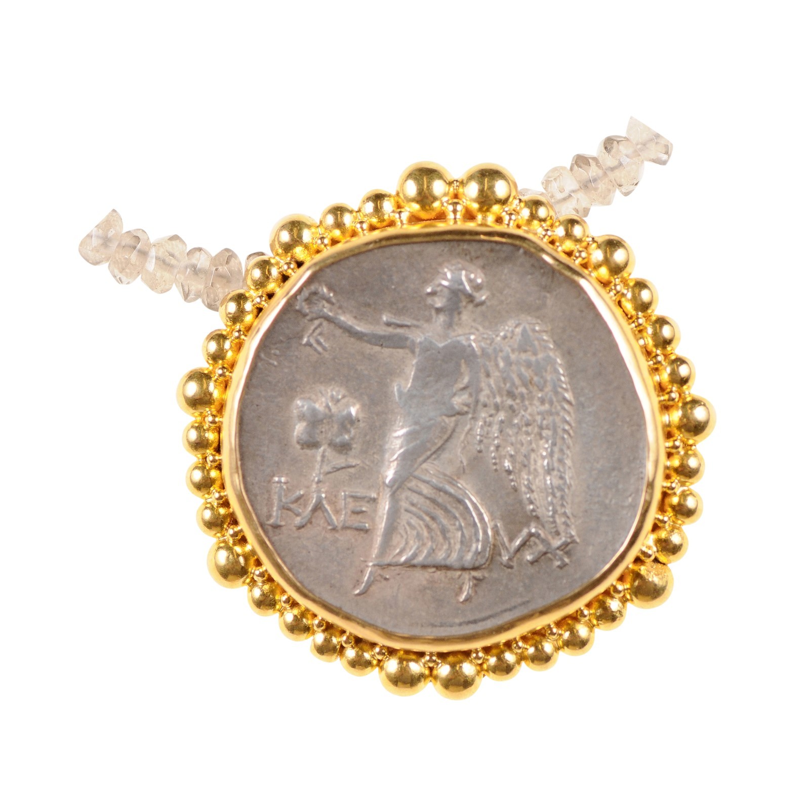 Real ancient on sale greek coin necklace