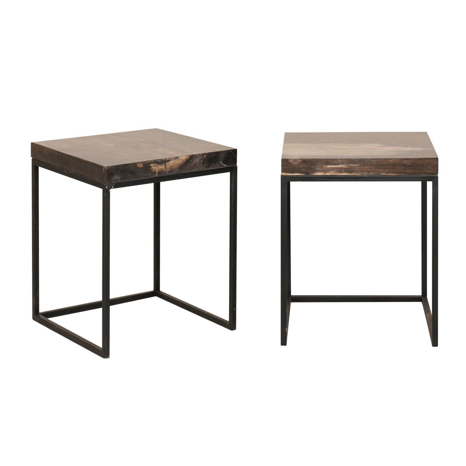 Custom Petrified Wood Coffee Table petrified wood top side tables