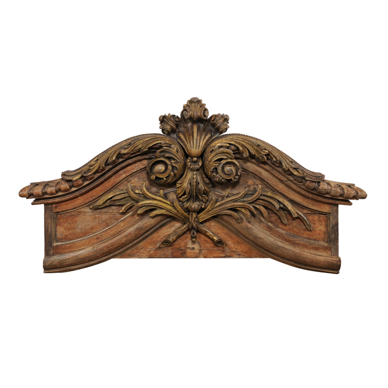 19th C. Carved Plaque- Great for Headboard!