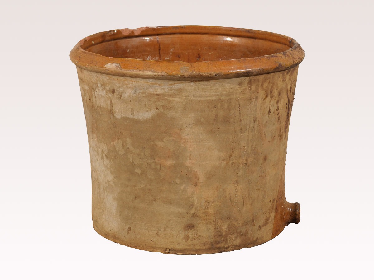 A Spanish 19th Century Clay Pot