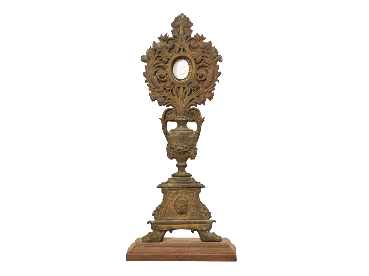 A French 19th C. Altarpiece w/ Intaglio