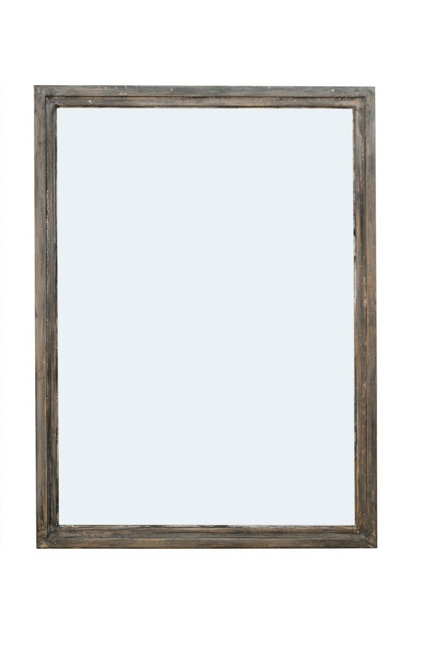 Single French Rectangular Mirror