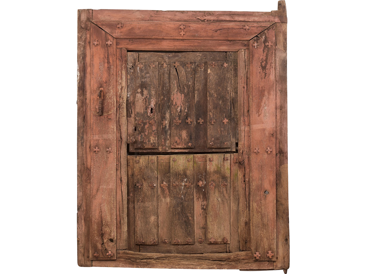 Spanish Split-Door w/ Casing, 18th C.