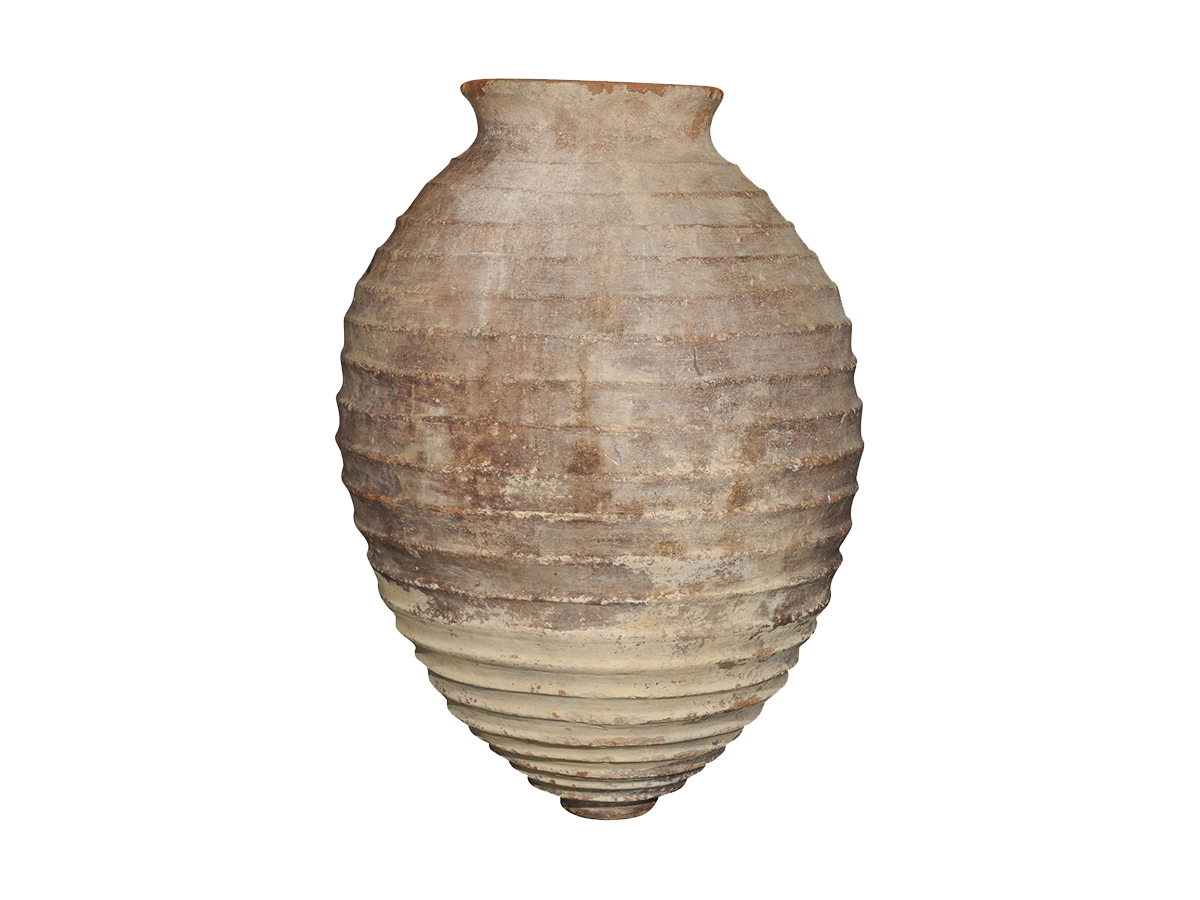 Impressive 17th C. Turkish Jar, 5' Tall