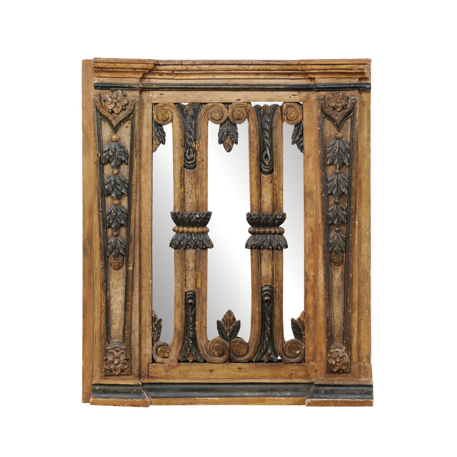 19th C. Portuguese Gate w/ Antiqued Mirror