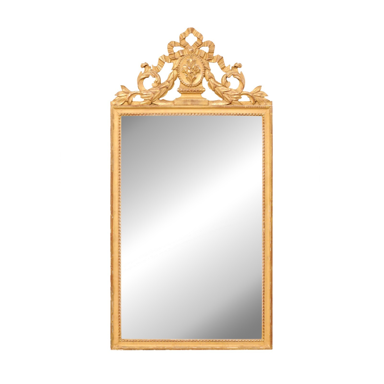 Italian Neoclassic Style Gilt Wood Mirror