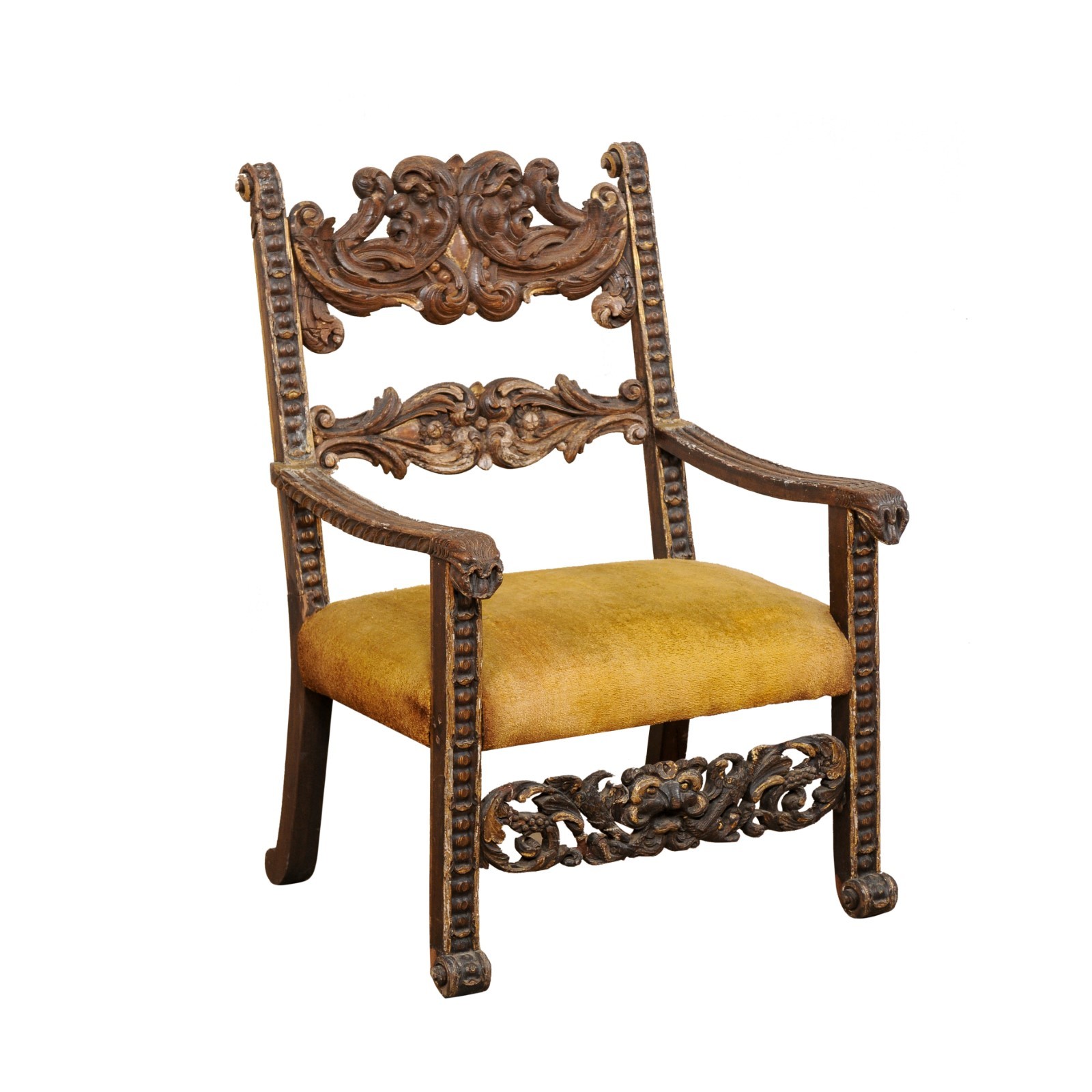 18th C. Italian Period Baroque Armchair