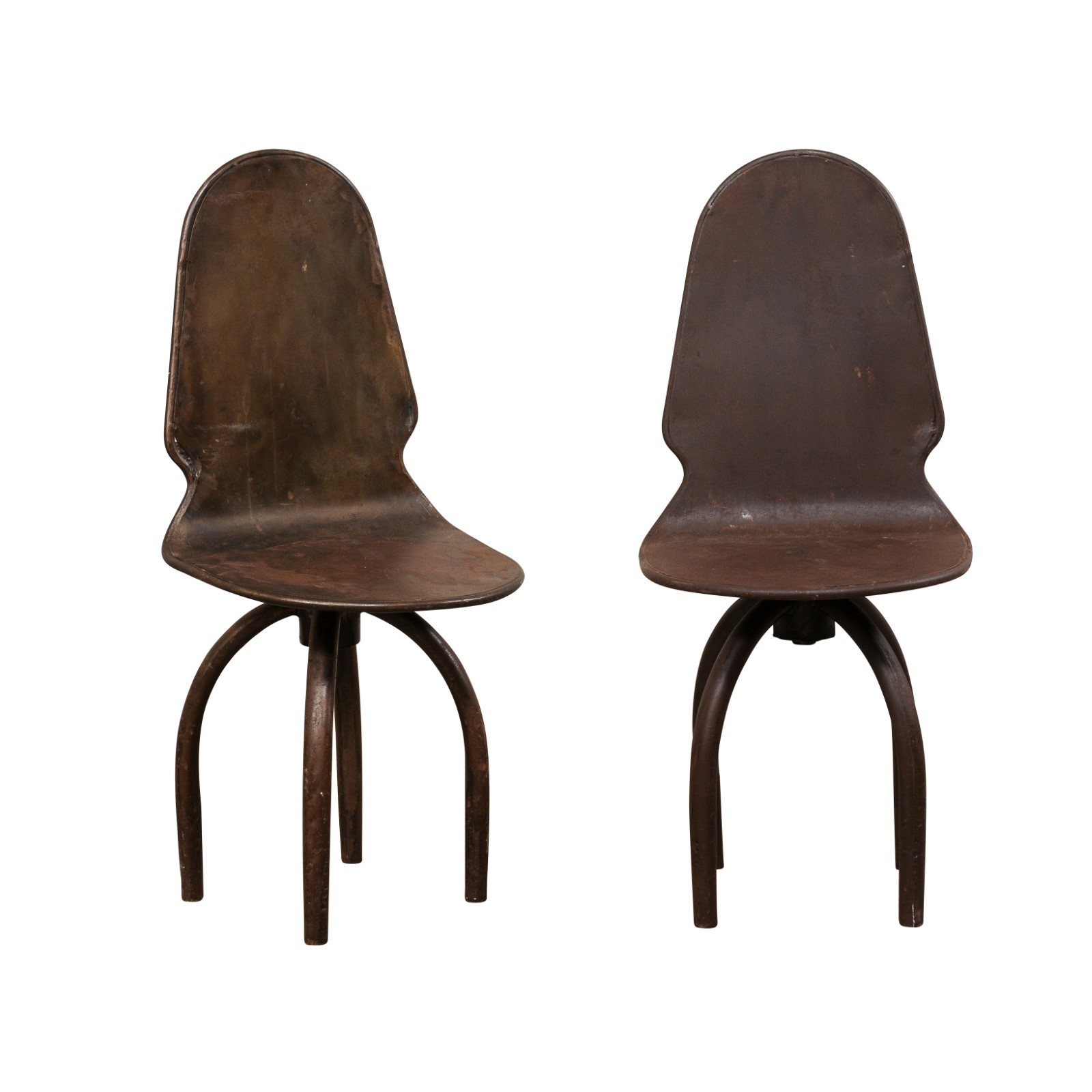 Funky Pair of Iron Spider-Leg Chairs, Spain