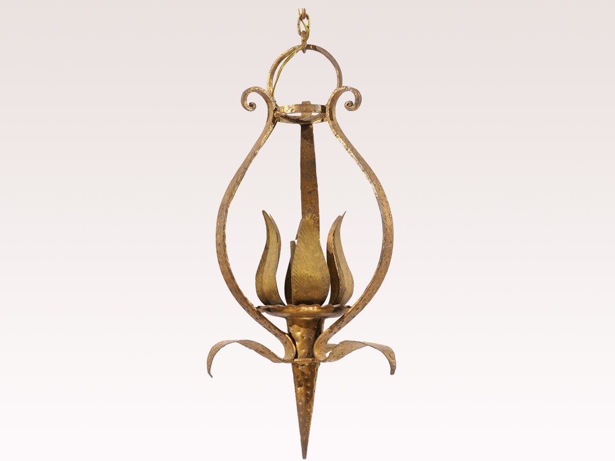 A French Tulip Shaped Chandelier