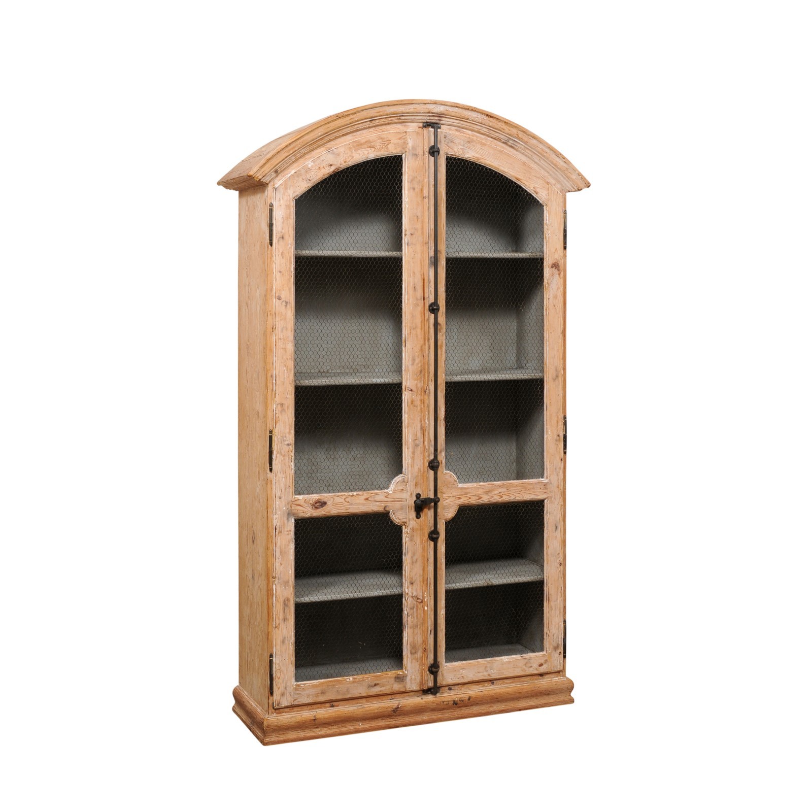 French Cabinet w/ Wire Front Doors, 7+ ft.