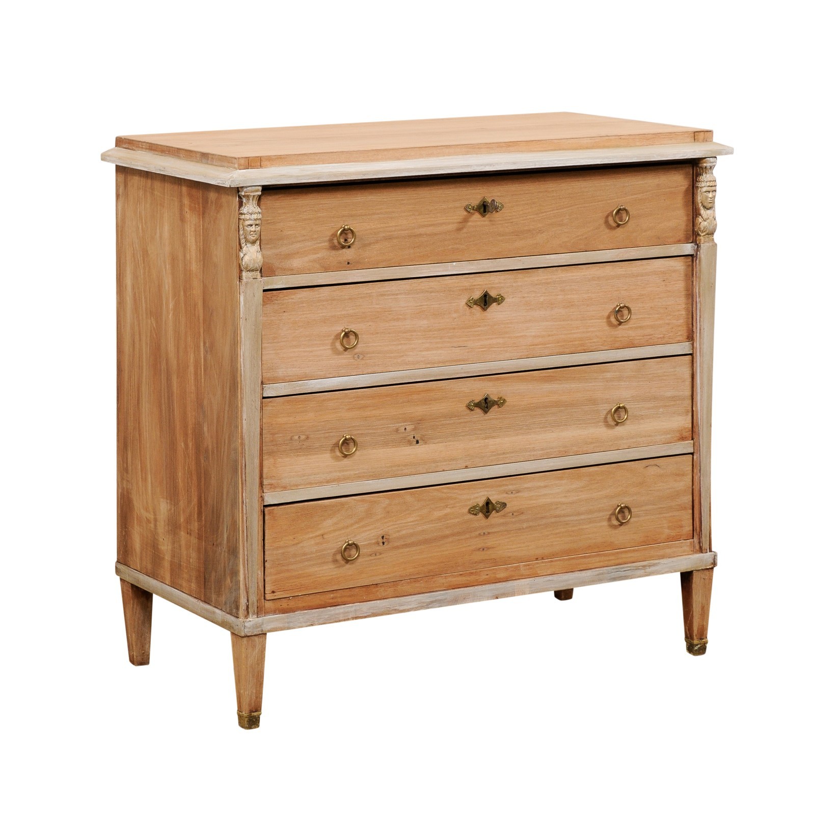 Swedish Gustavian Chest w/Revival Accents