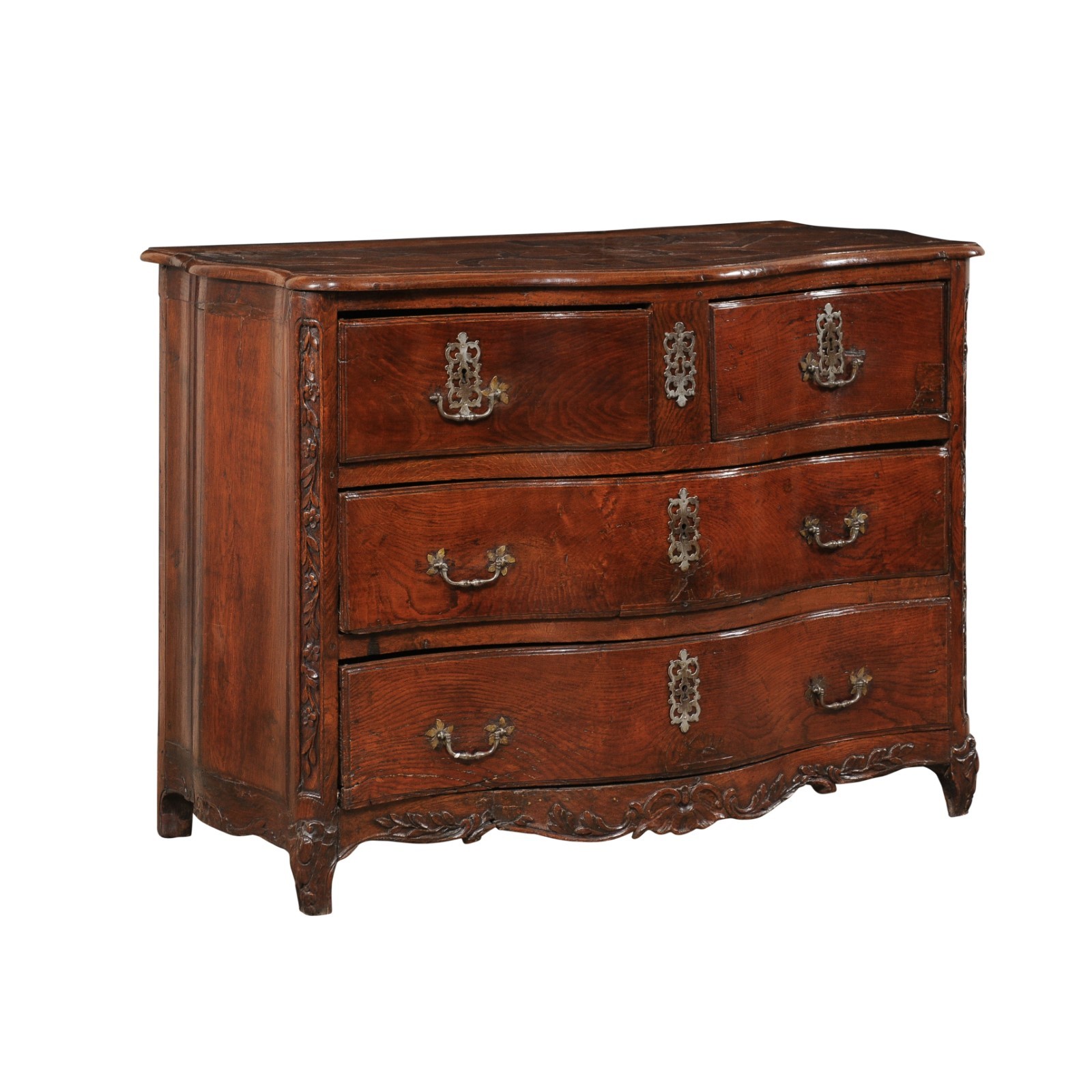 18th C. French Régence Serpentine Commode