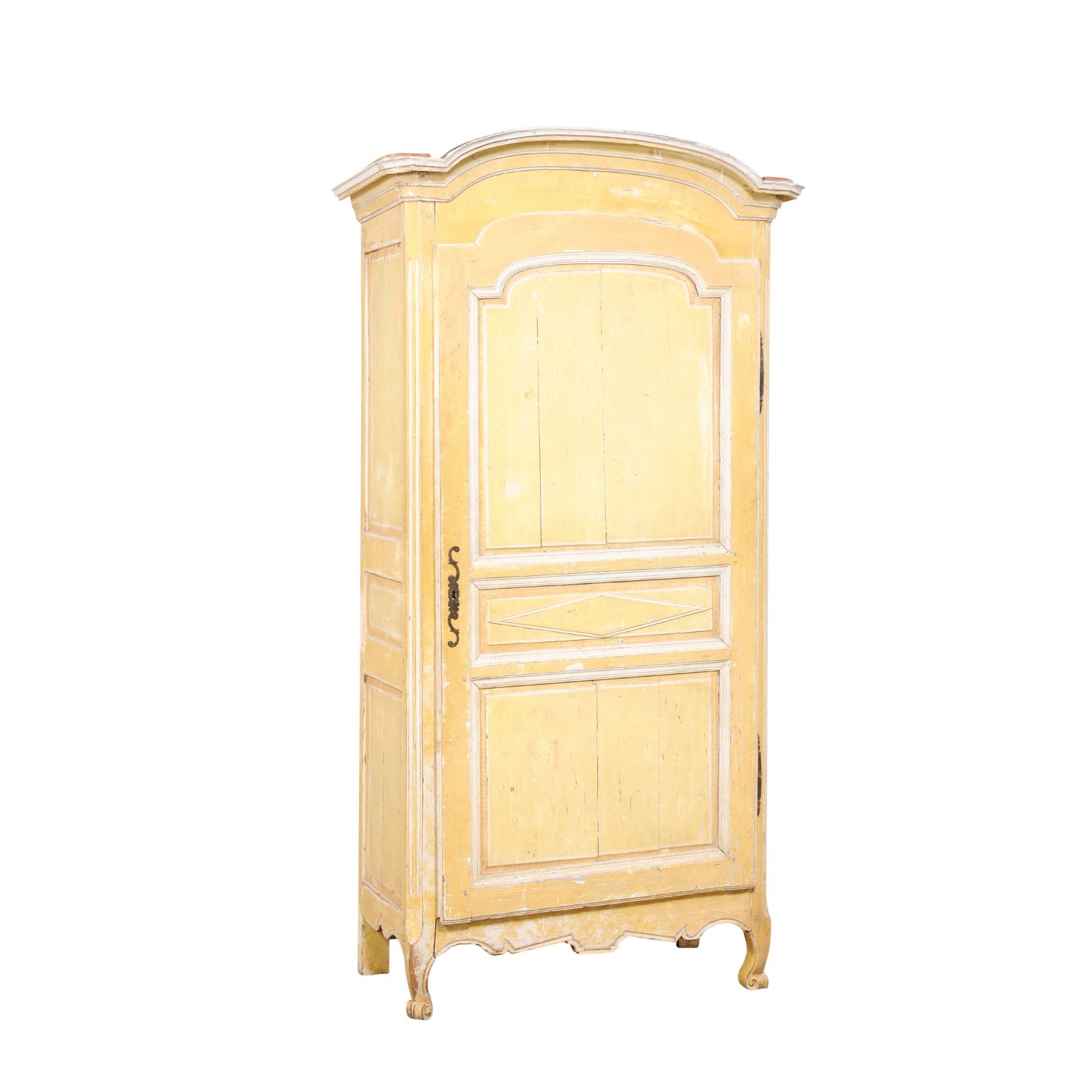 French Antique Single Door Pantry Cabinet