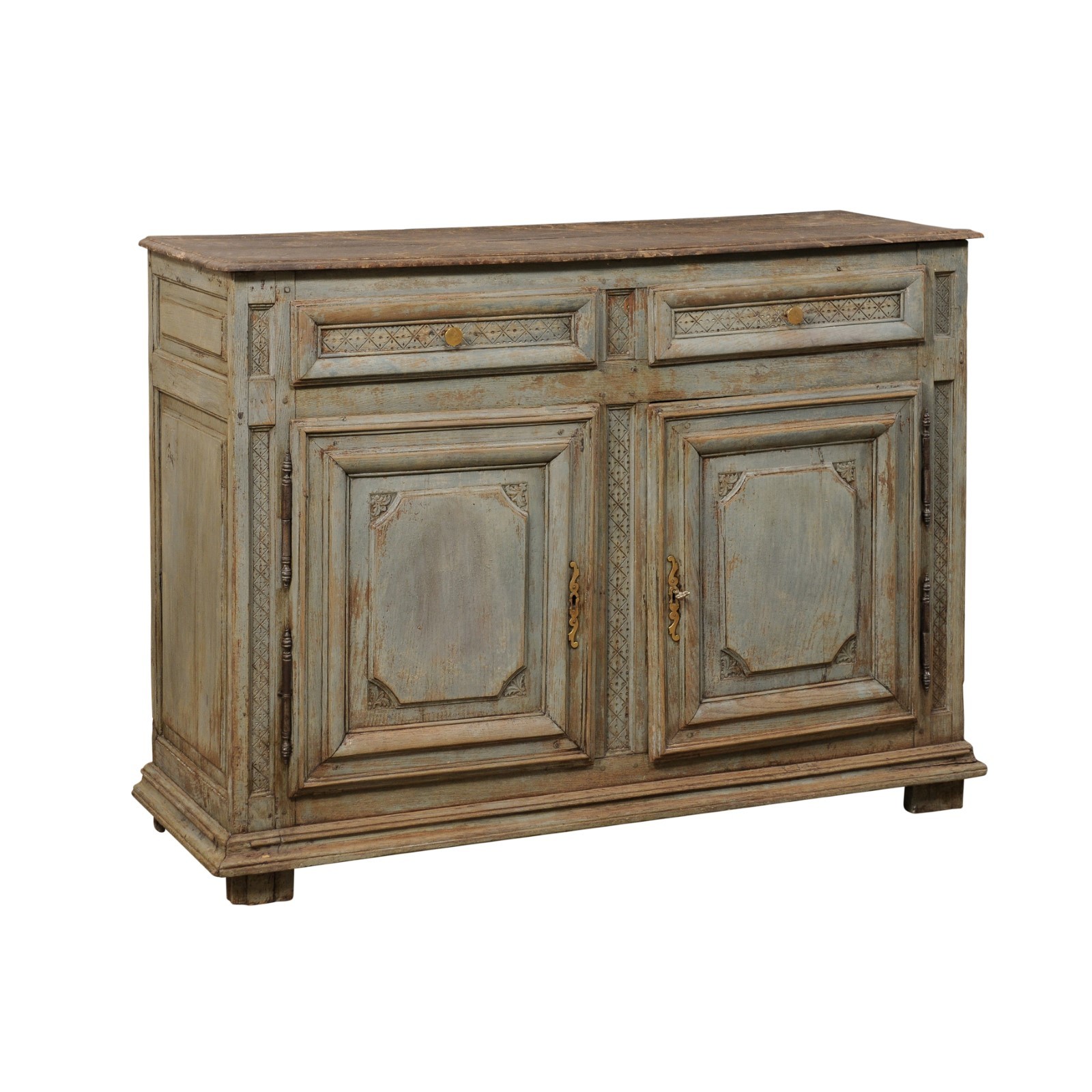 An Early 19th C. French Painted Cabinet