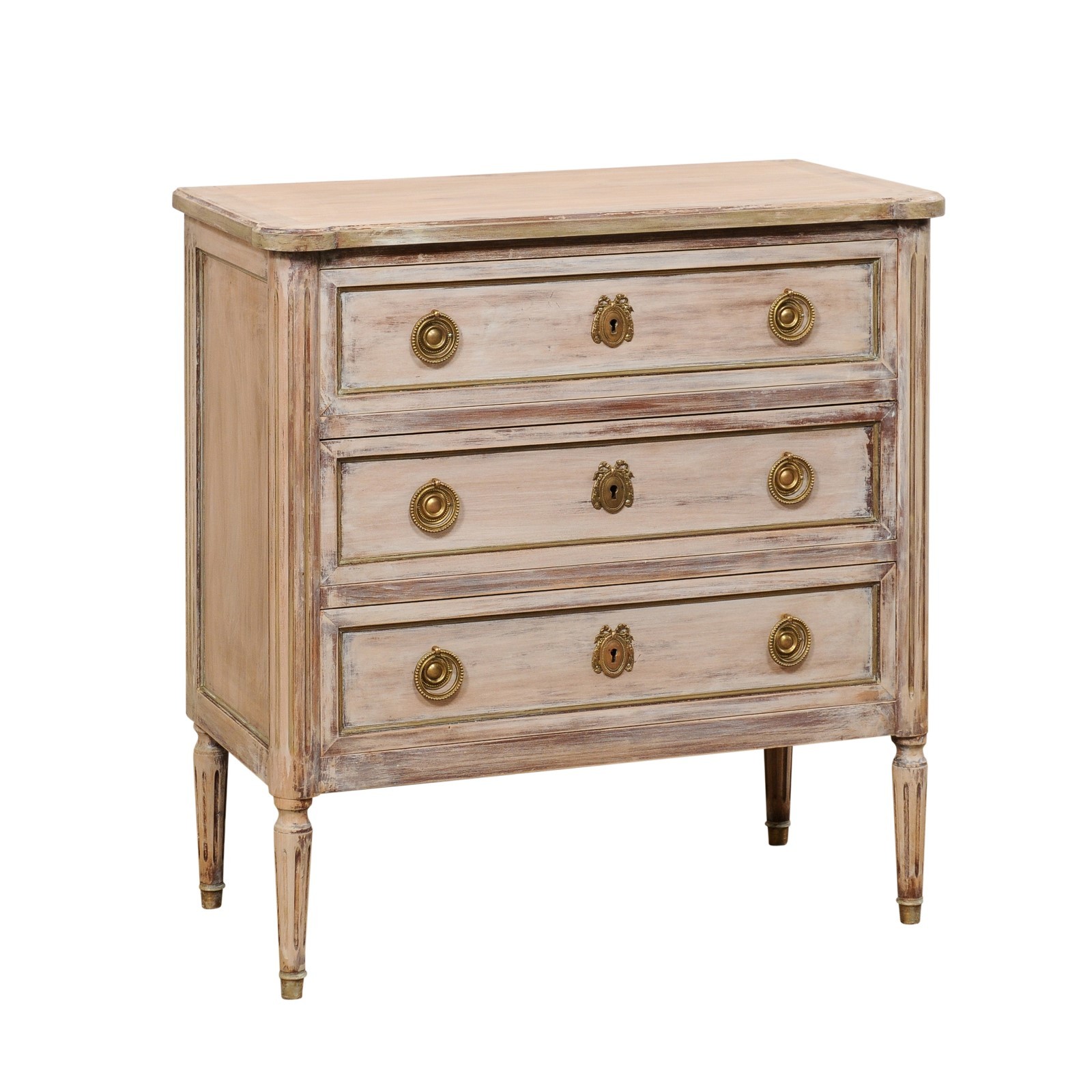 French Neoclassical Style Painted Commode