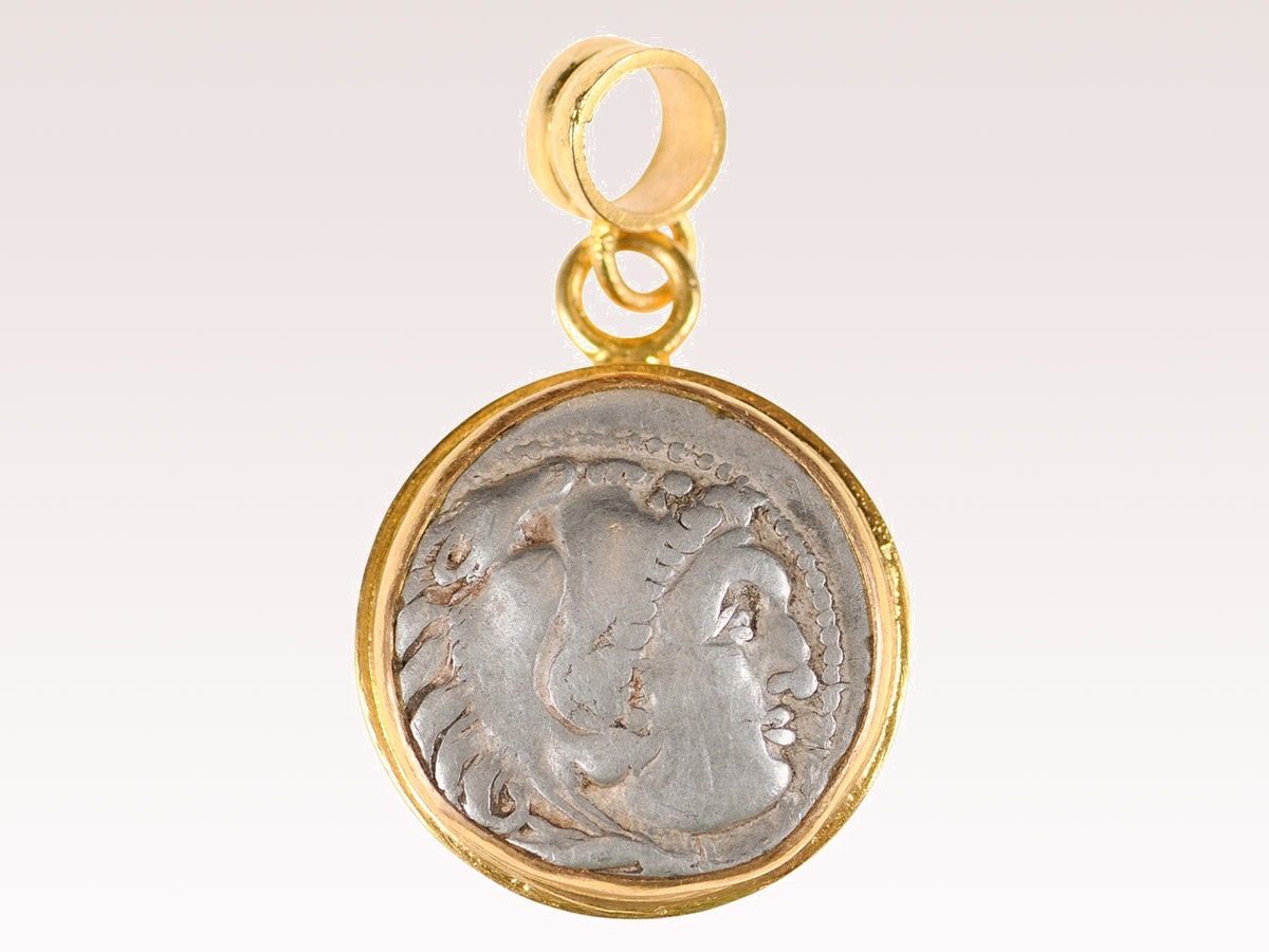 Ancient Greek Drachm Pendant