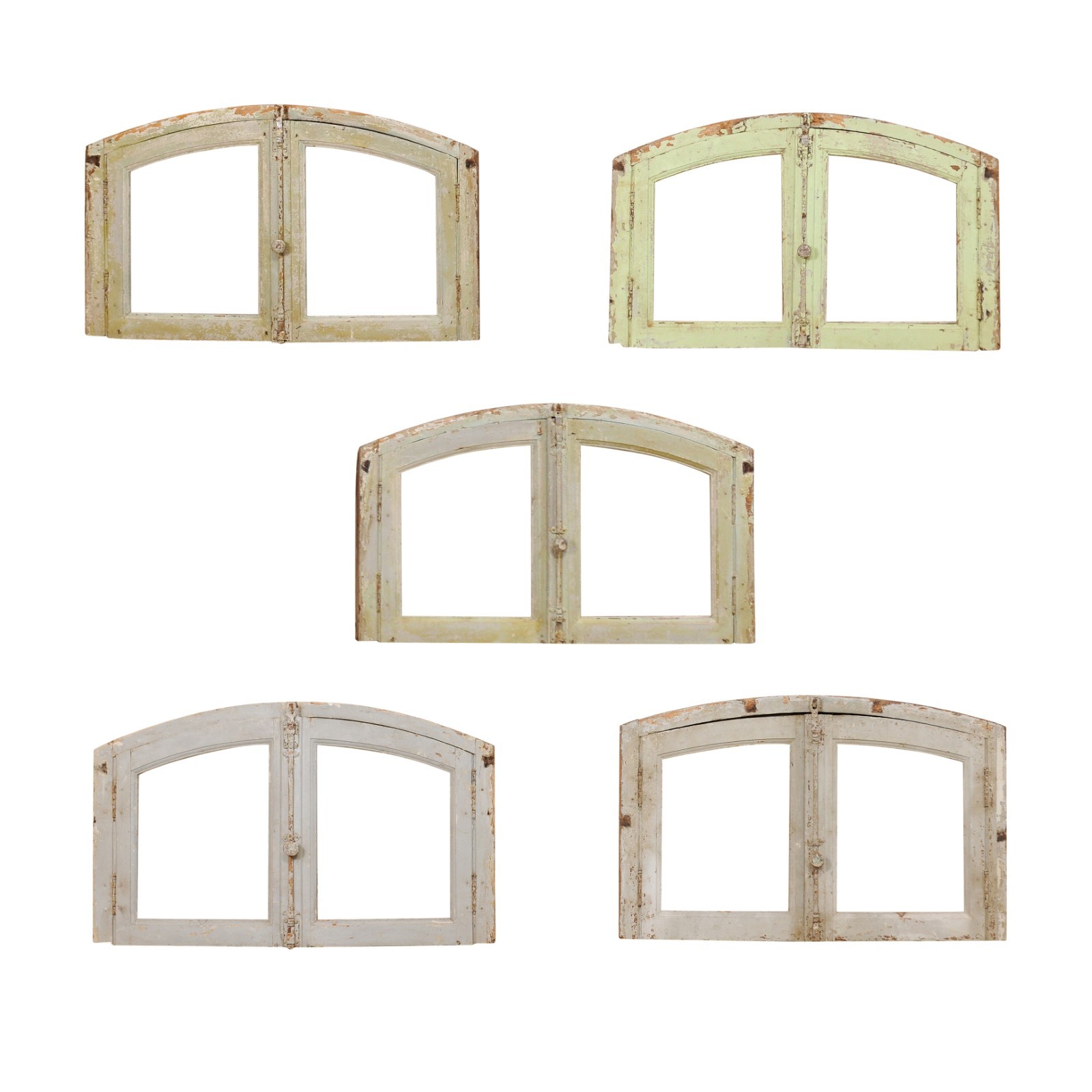 Various French Arched Window Transoms