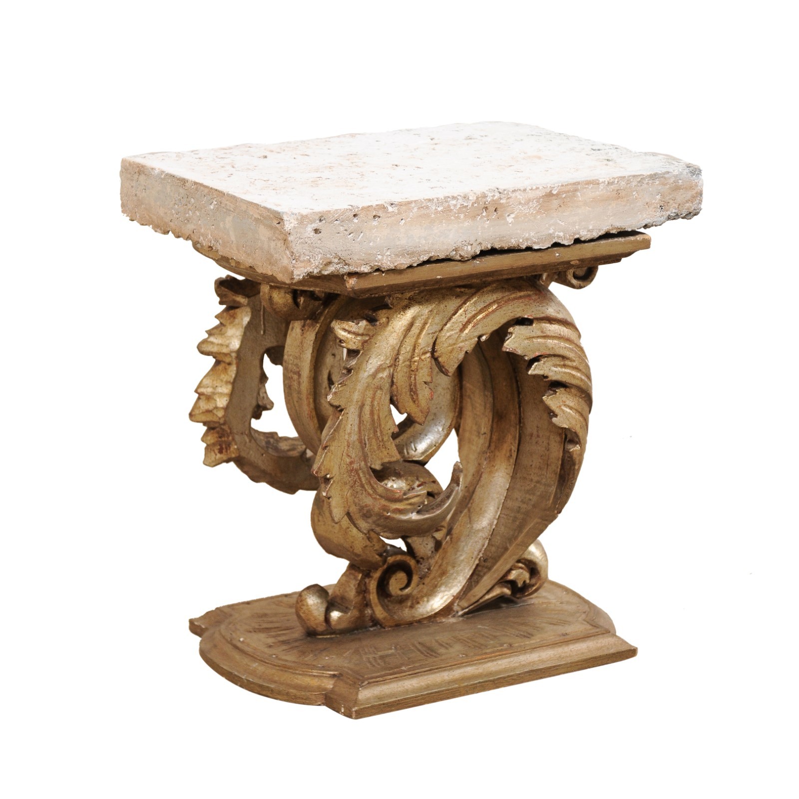 Scrolling Acanthus & Fossilized Coral Table